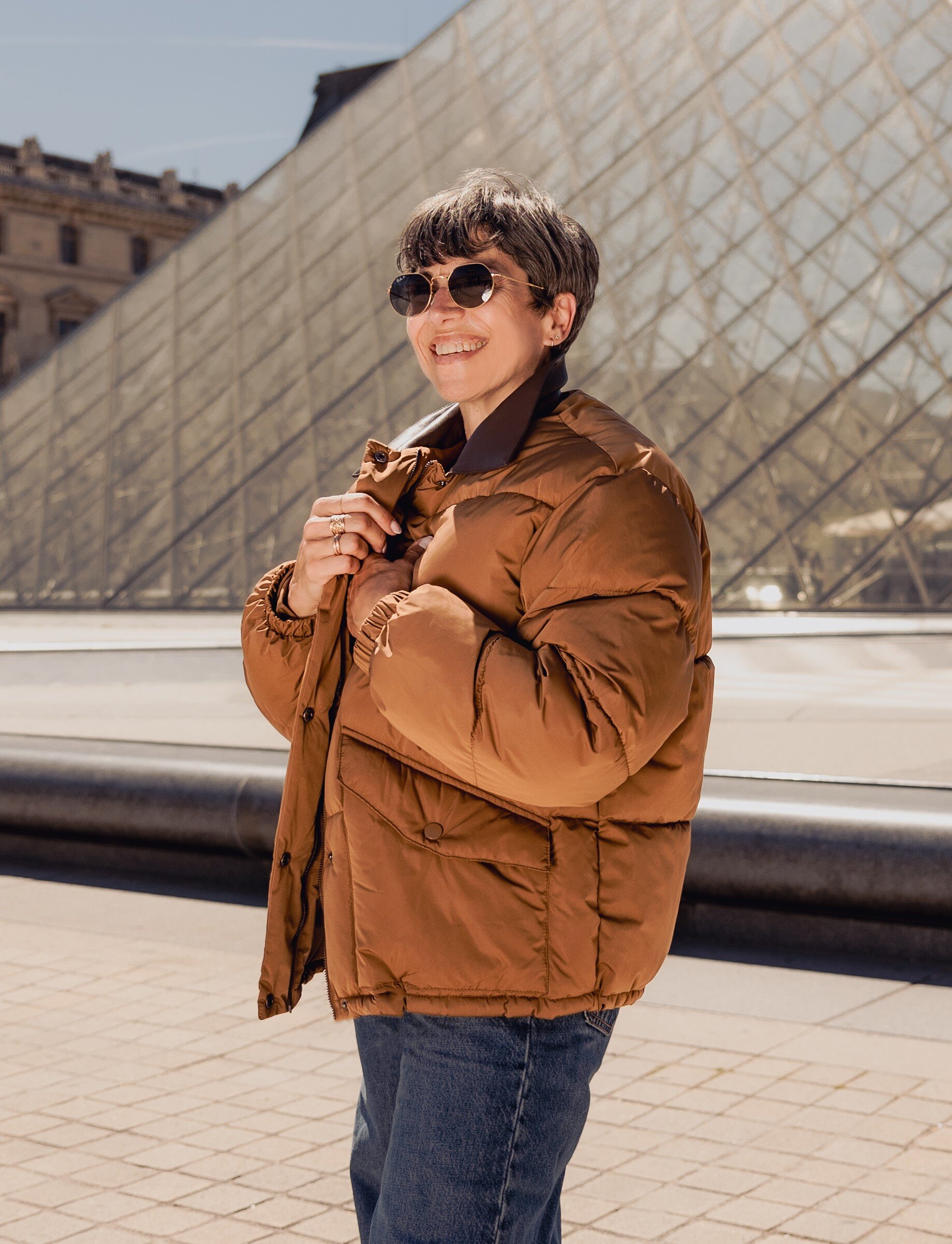 Großhändler Kzell Paris - JACKE MIT KONTRASTKRAGEN (8777)