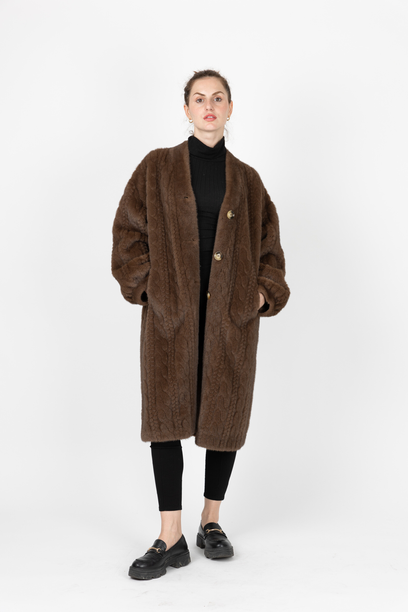 Wholesaler Kzell Paris - Long cardigan in faux fur