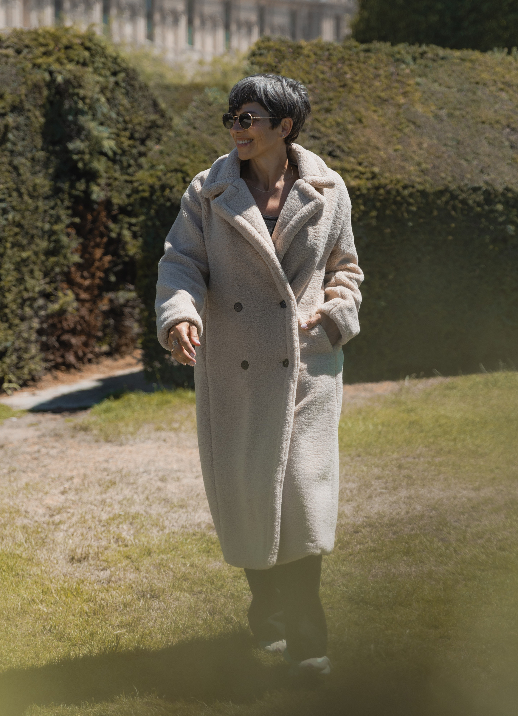 Grossista K-ZELL Paris - CAPPOTTO LUNGO IN ECO-PELLICCIA DI PECORA