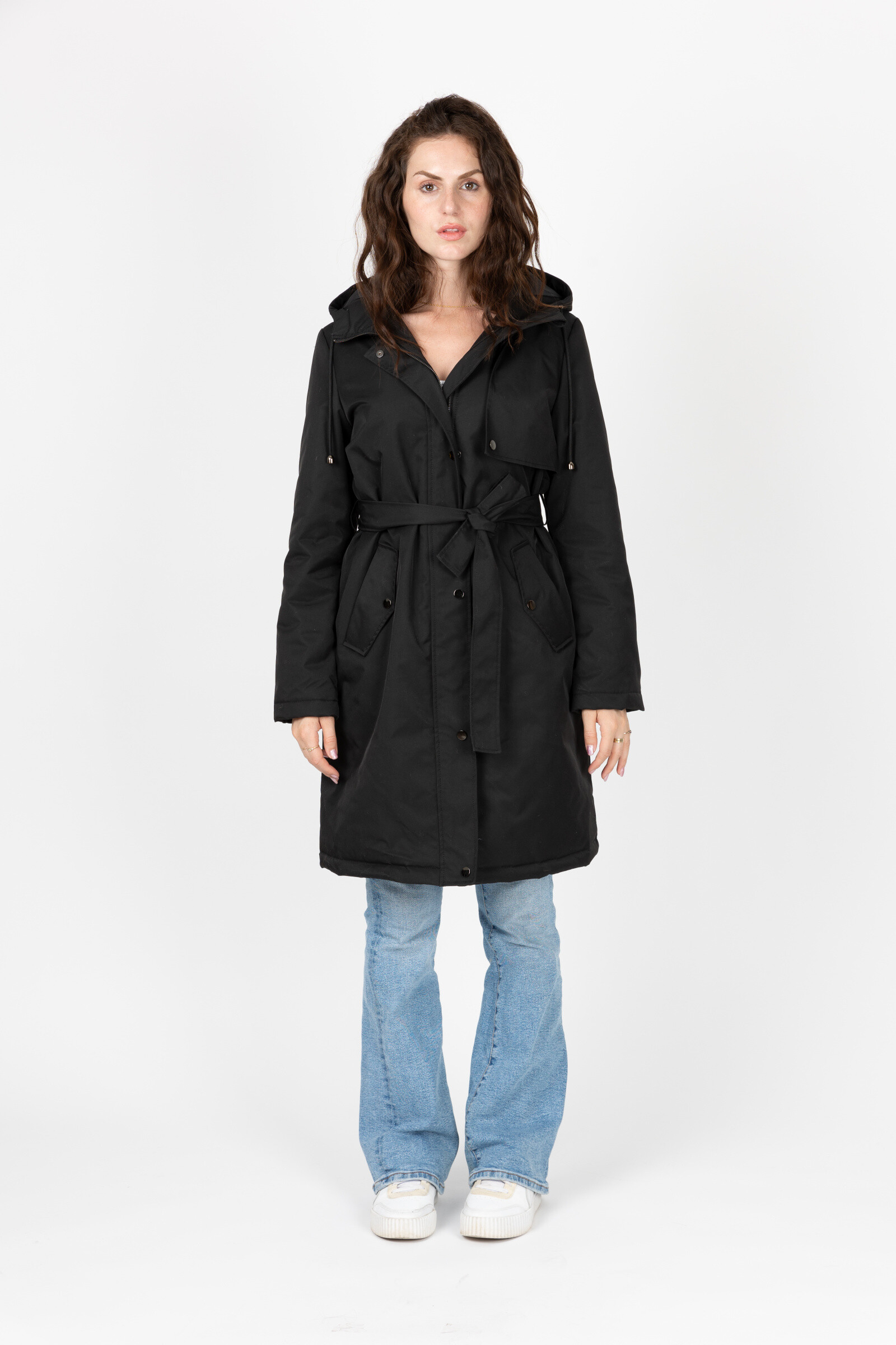 Wholesaler Kzell Paris - PARKA STYLE HOODED TRENCH COAT (8756)