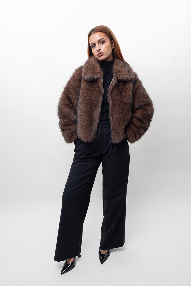 Wholesaler Kzell Paris - Short faux fur coat
