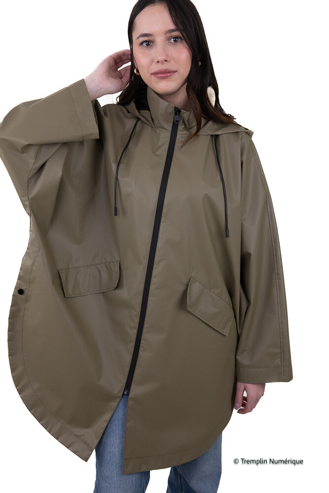 Grossista Kzell Paris - PARKA OVERSIZE IMPERMEABILE (3529)
