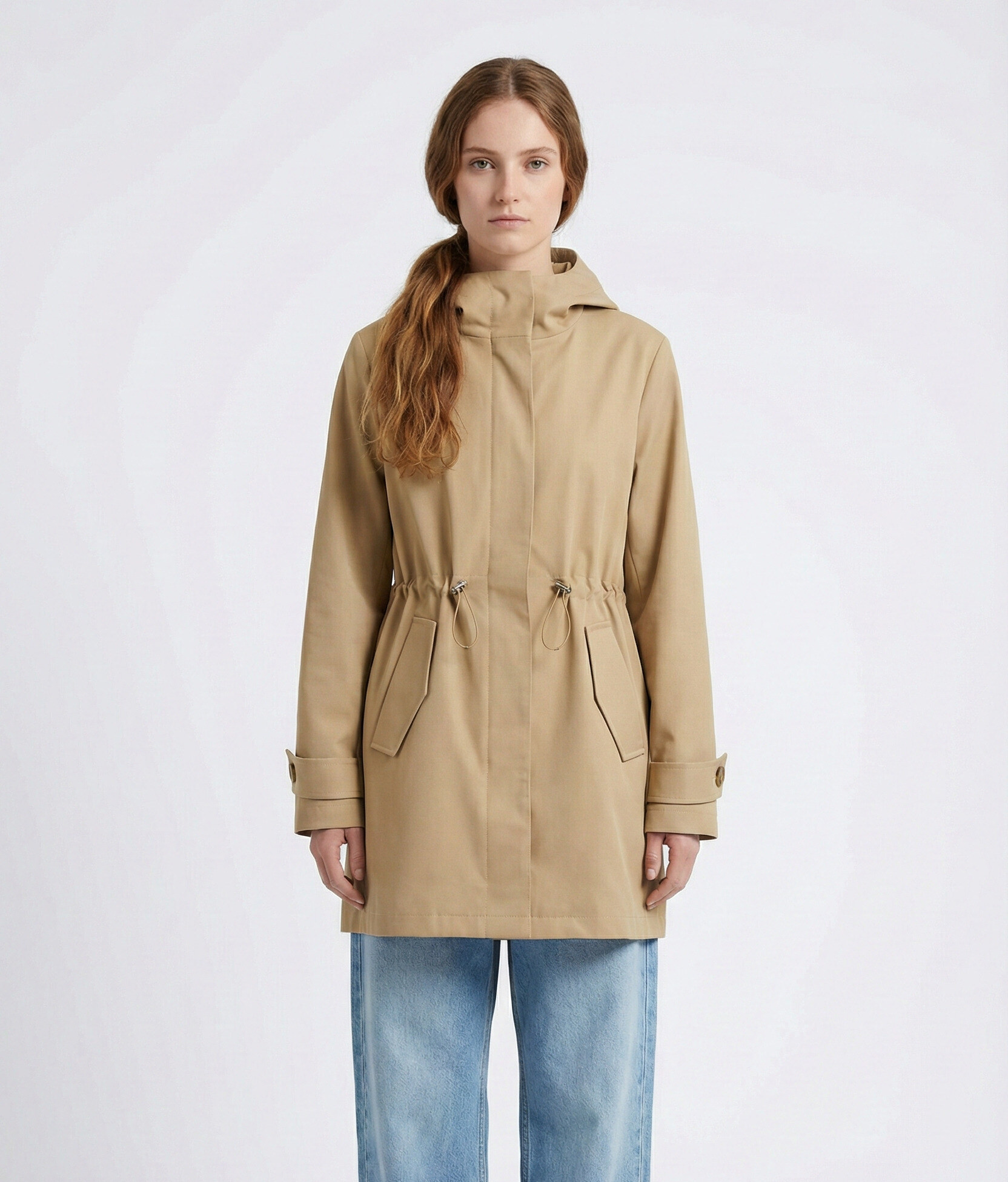 Großhändler K-ZELL Paris - MITTELANGE PARKA MIT KAPUZE