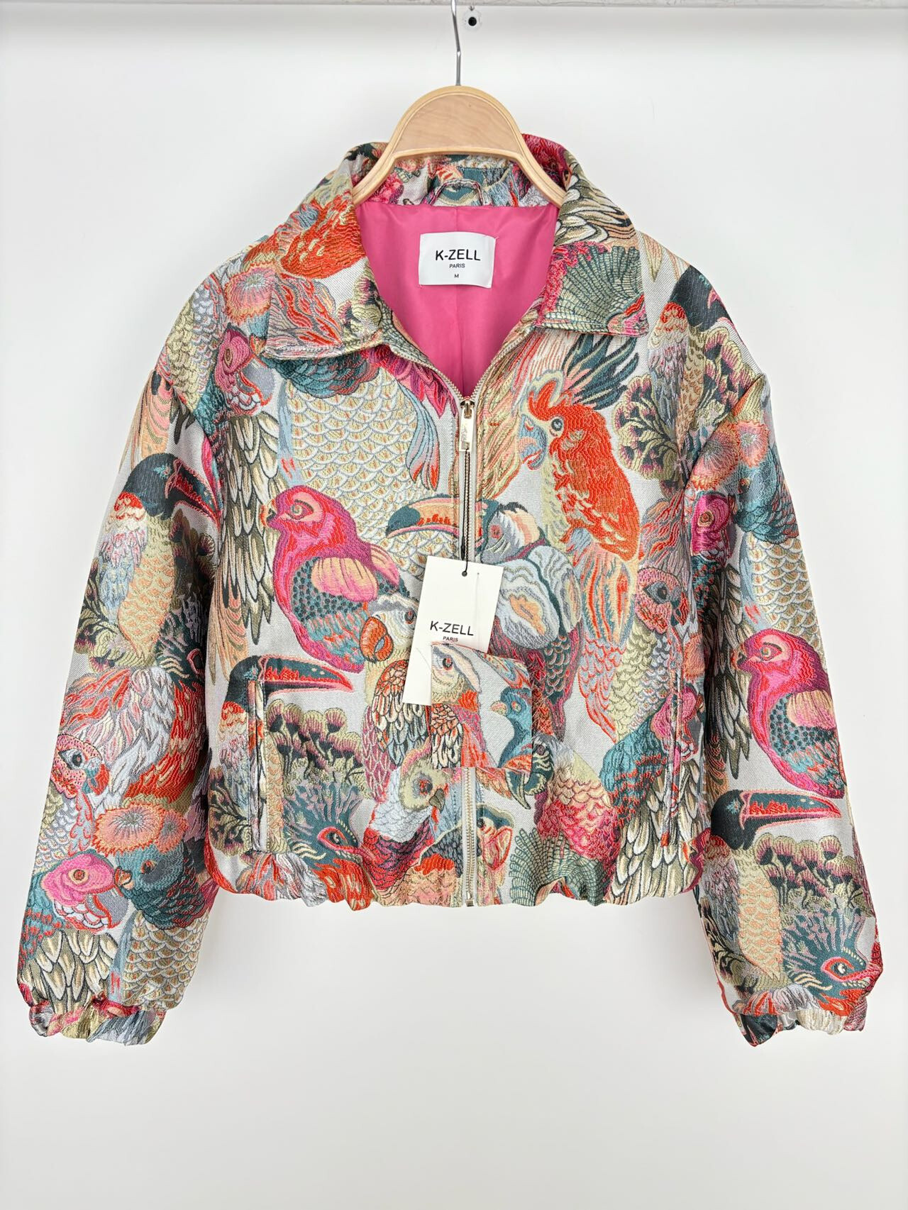 Grossiste Kzell Paris - VESTE À MOTIF JACQUARD MÉTALLISÉ