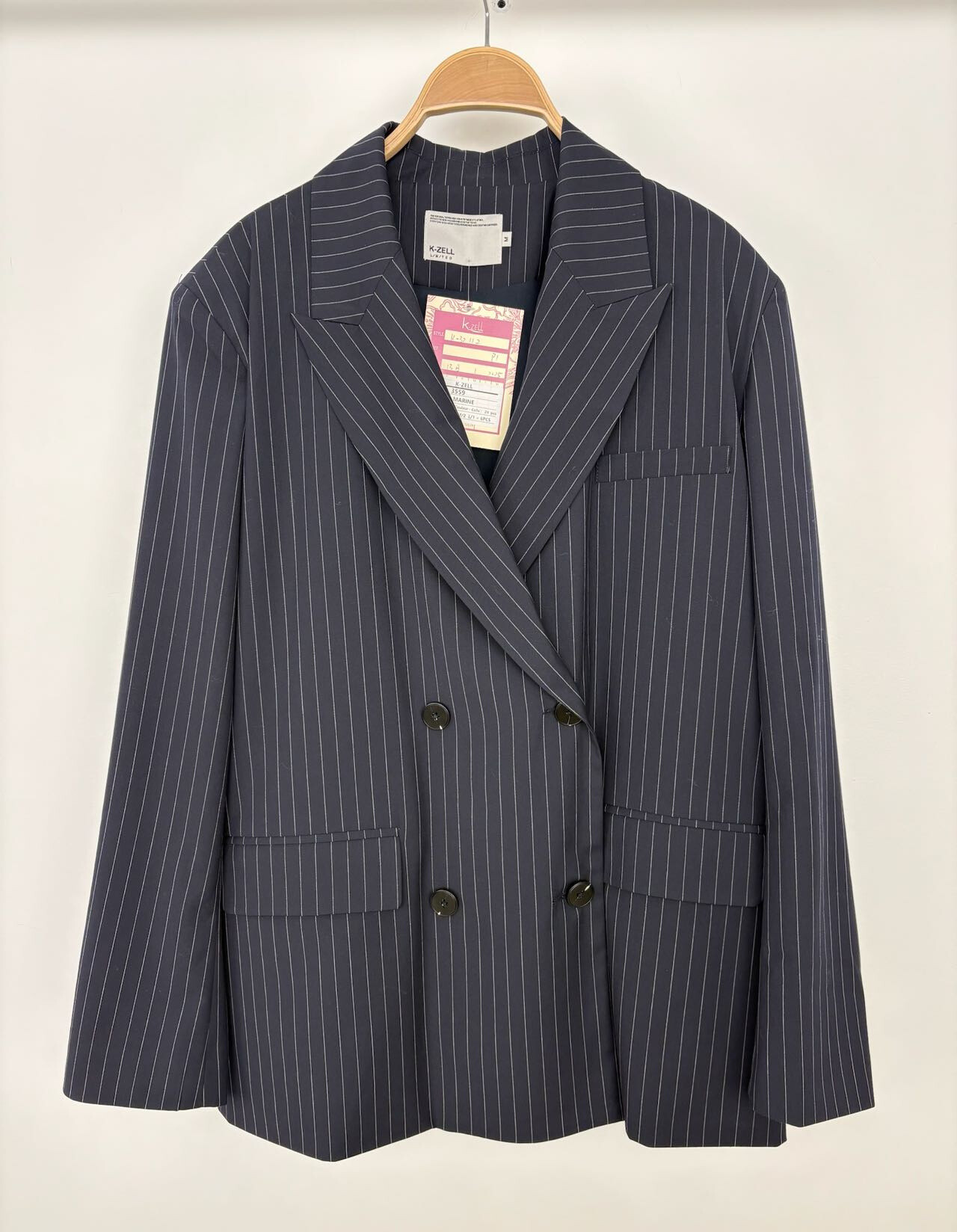 Großhändler Kzell Paris - Übergroße Jacke mit Tennisstreifen