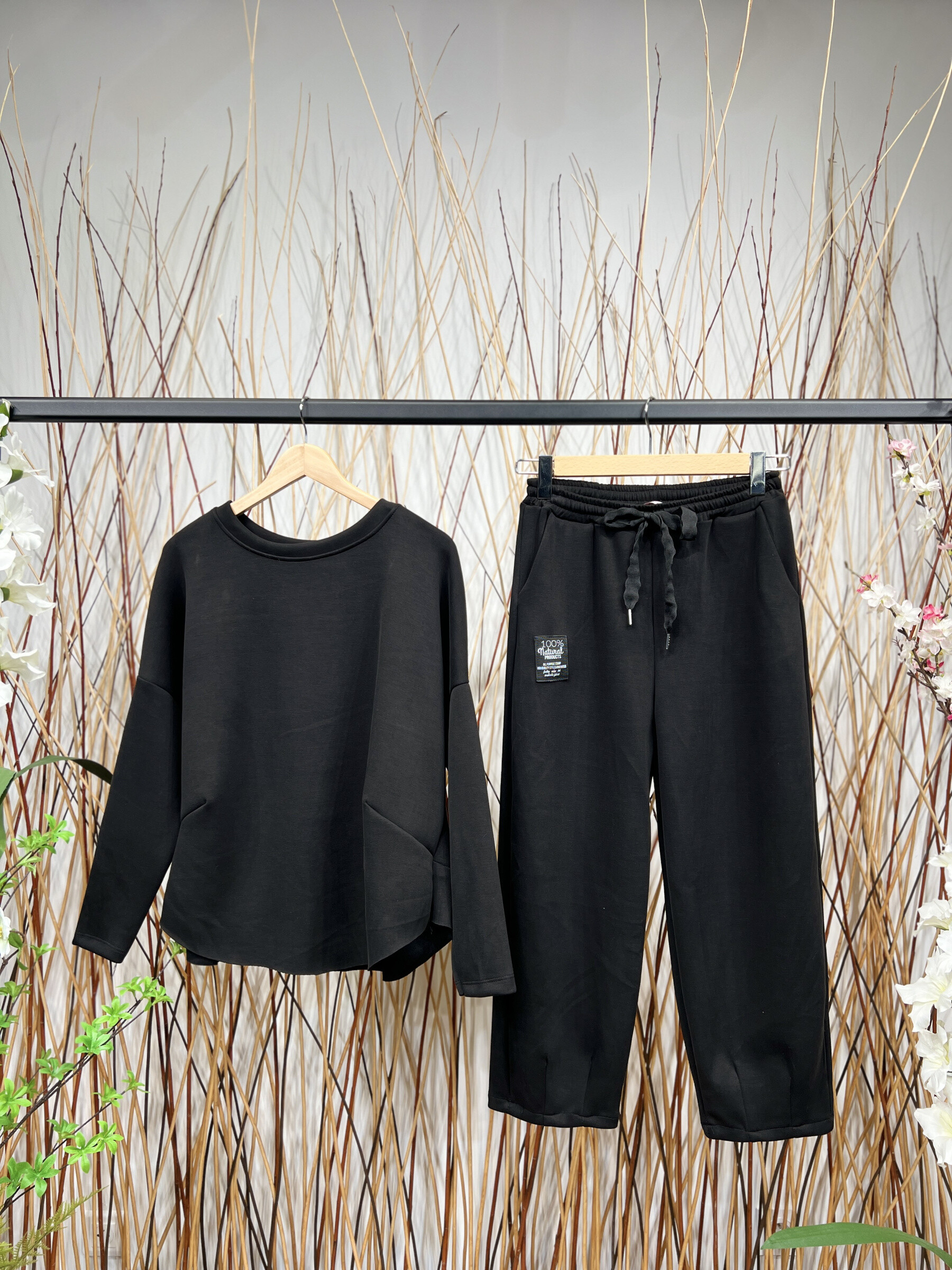 Wholesaler L'Emotion - Sweater and Jogging Set Drawstring Decorative Stitching Size 38-48