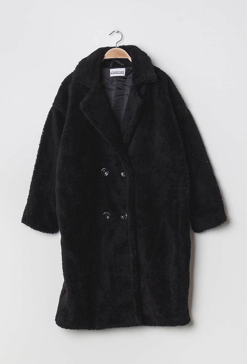 Grossiste L'Emotion - Manteau en peluche