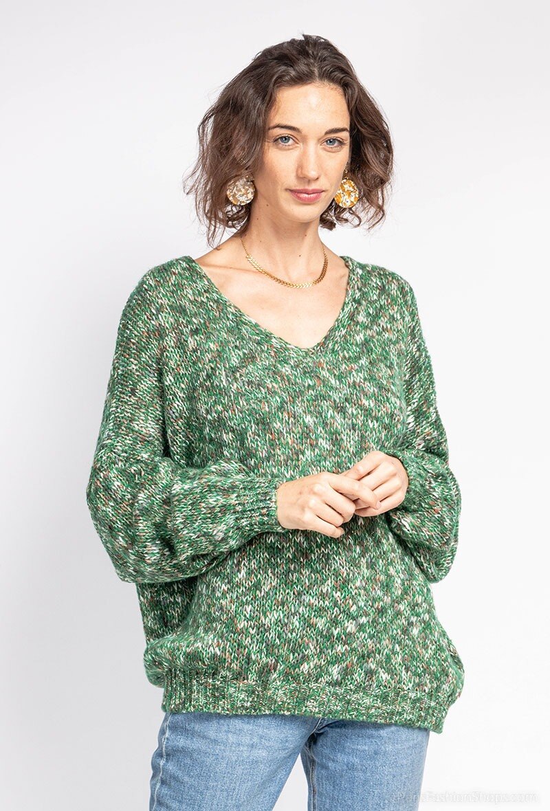 Mayorista L'Emotion - Sueter cuello en V