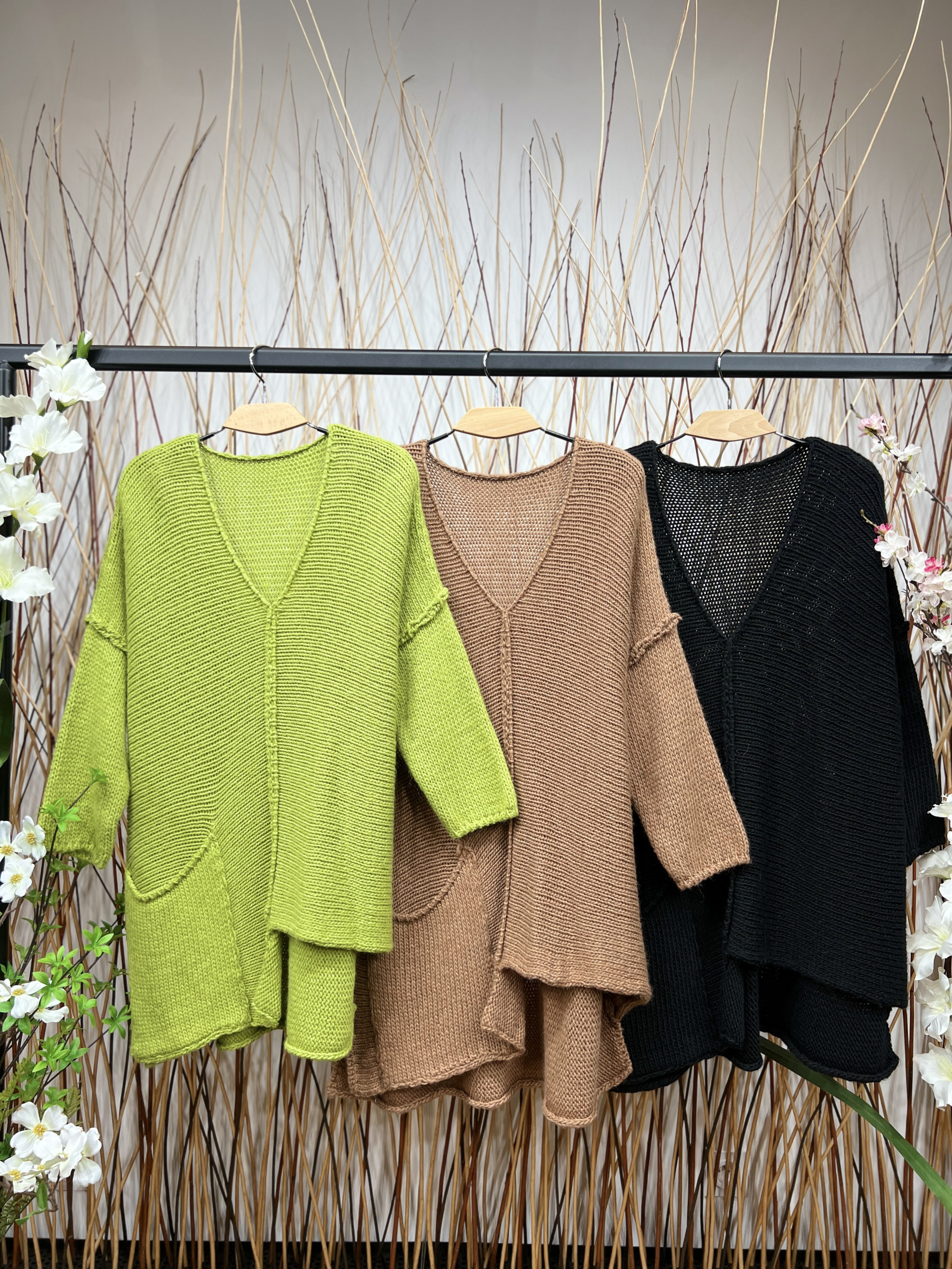 Mayorista L'Emotion - Jersey informal con cuello de pico y bolsillo