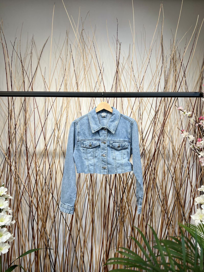 Grossiste L'Emotion - Veste Jean Cropped