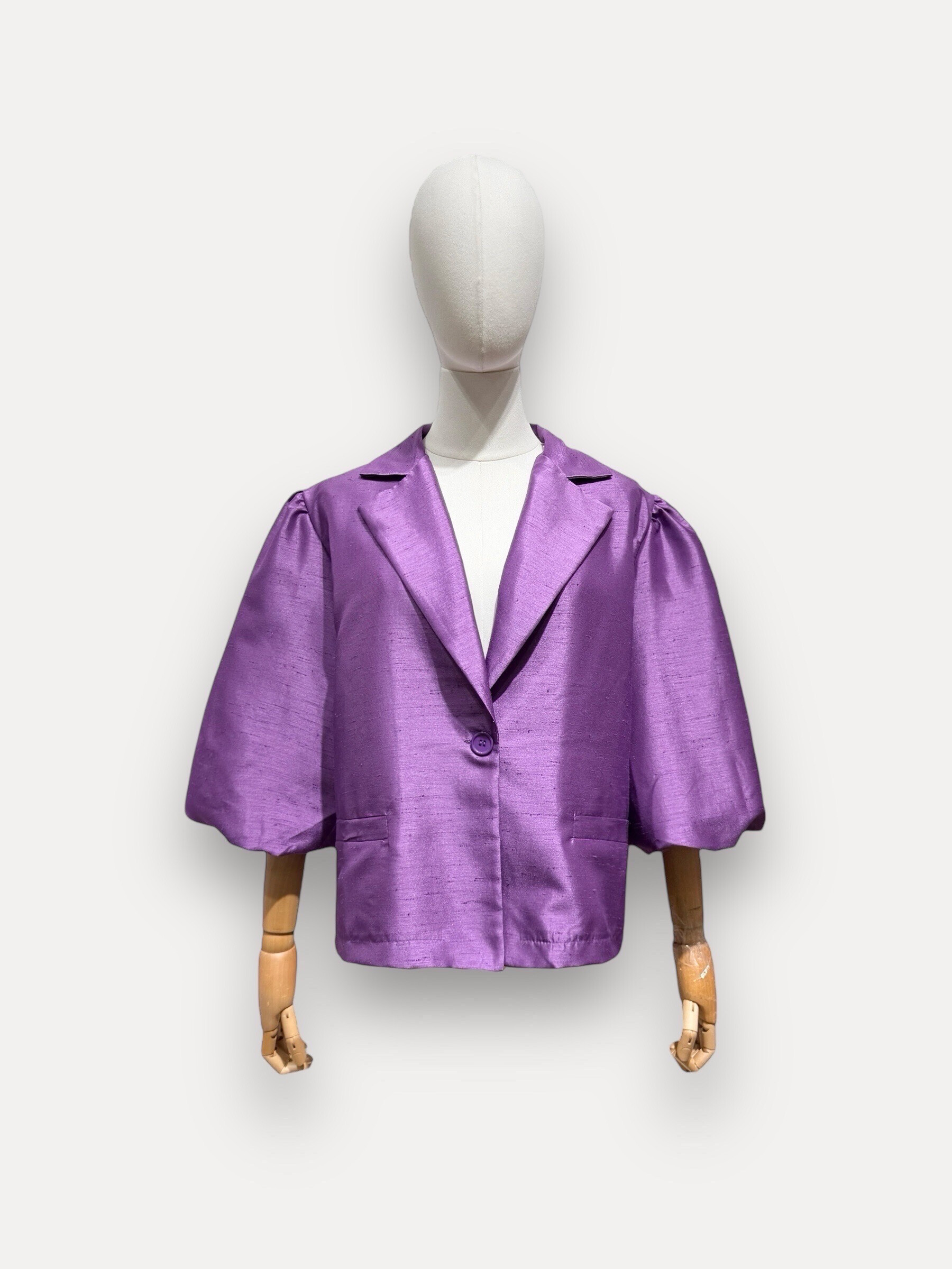 Wholesaler L'ESSENTIEL - KHLOÉ Short Blazer Jacket With 3/4 Balloon Sleeves