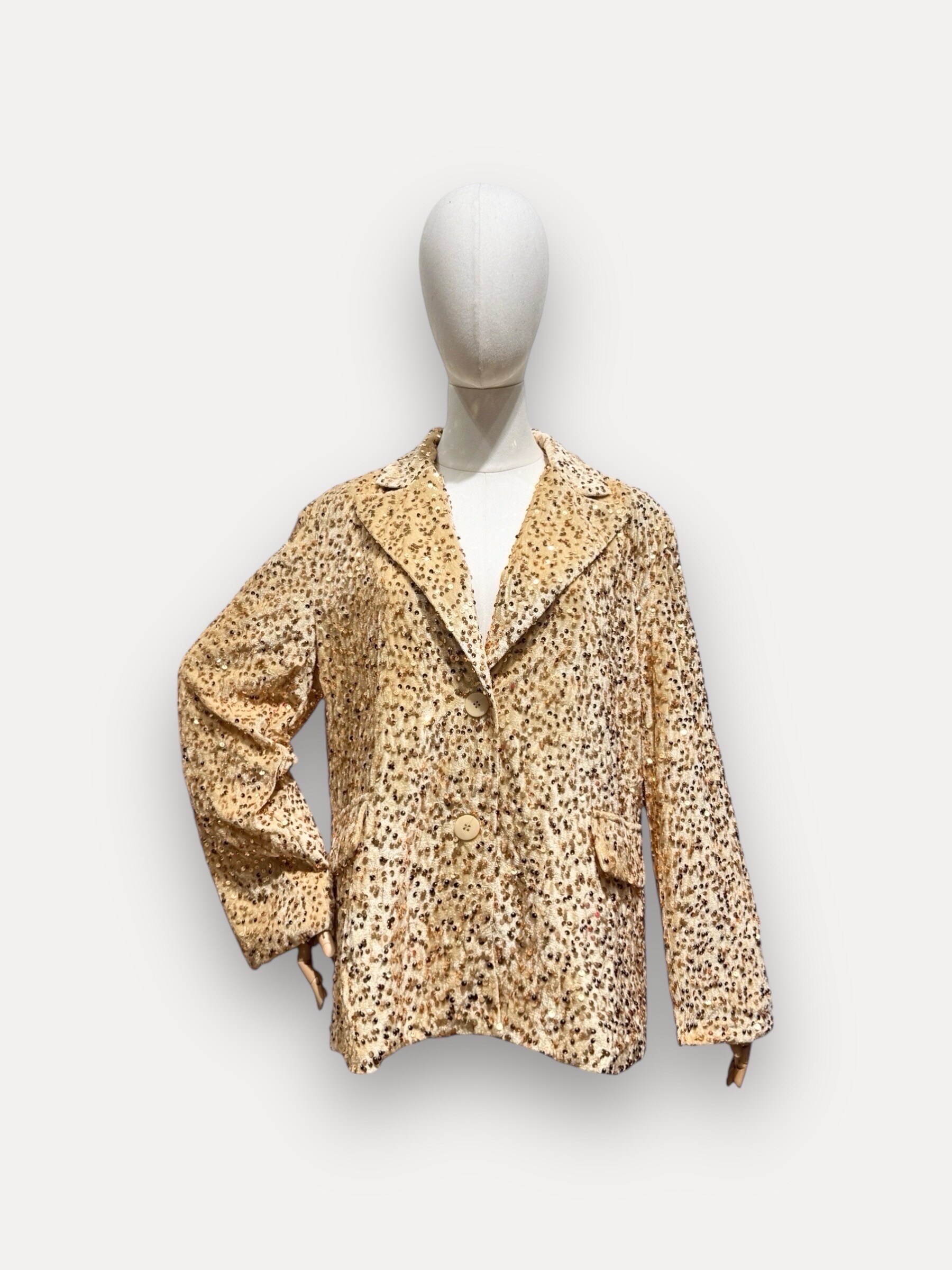Wholesaler L'ESSENTIEL - JENNY Long-Sleeve Sequin Velvet Jacket