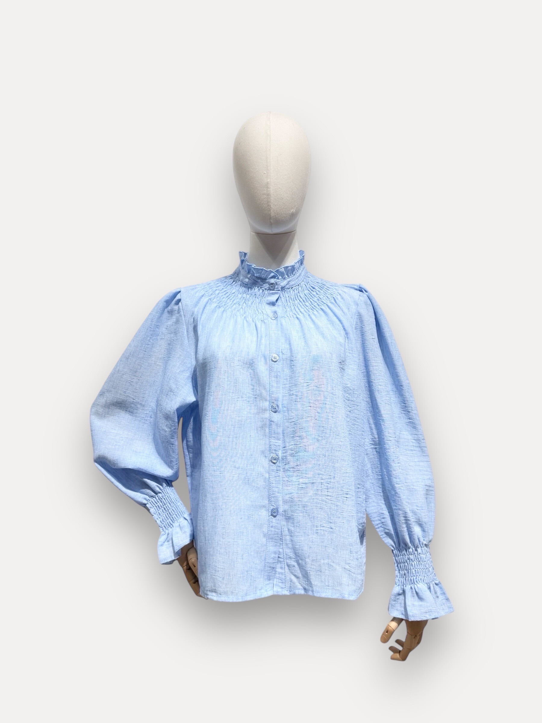Mayorista L'ESSENTIEL - Blusa ODETTE de manga larga y ribete de volante