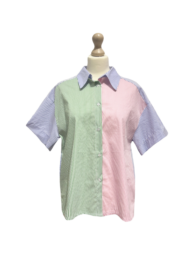 Mayorista L'ESSENTIEL - Camisa 3 Rayas 3 Colores
