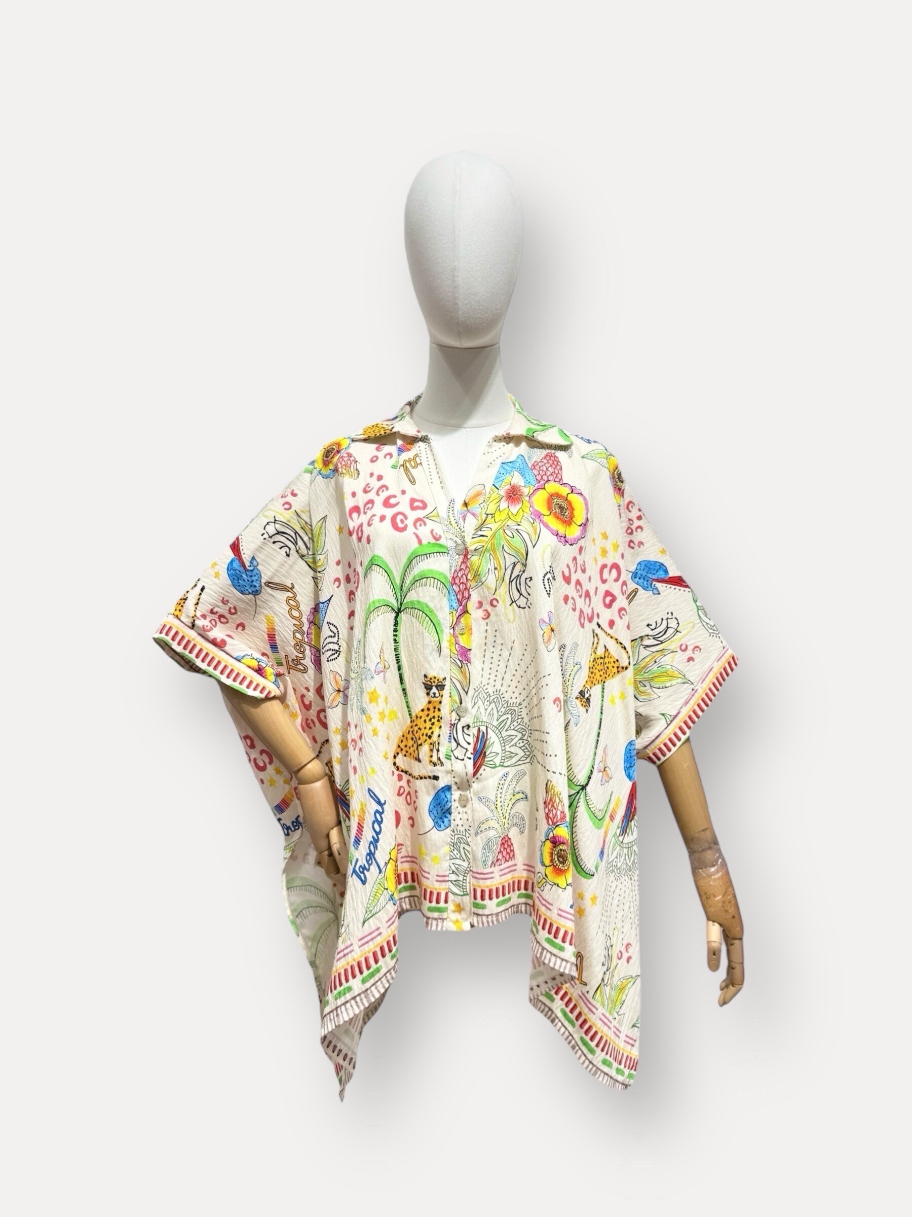 Wholesaler L'ESSENTIEL - Summer shirt vibe with short sleeves with printing sun