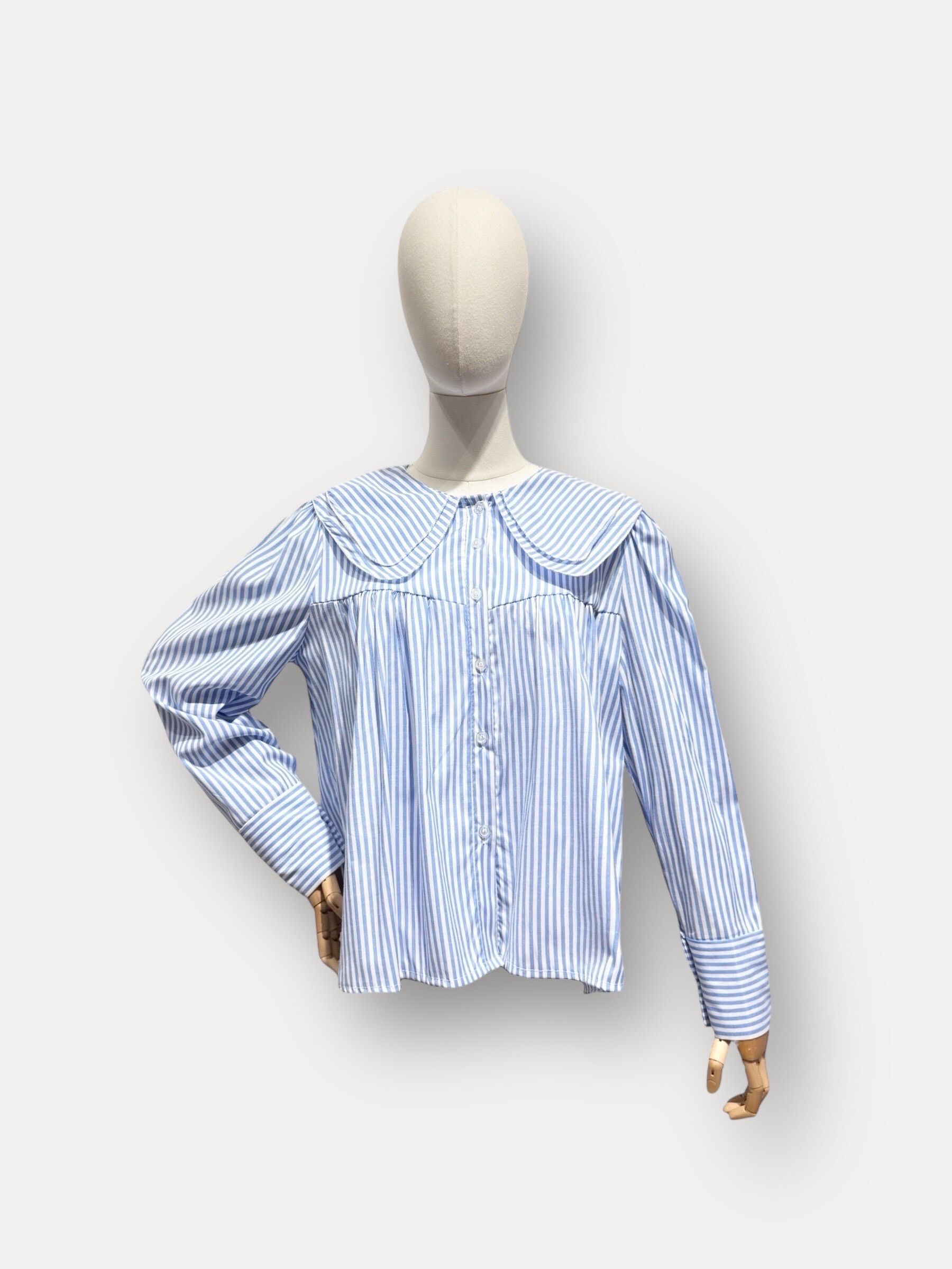 Grossiste L'ESSENTIEL - Chemise NAMI À Rayures Manches Longues Et Col Claudine