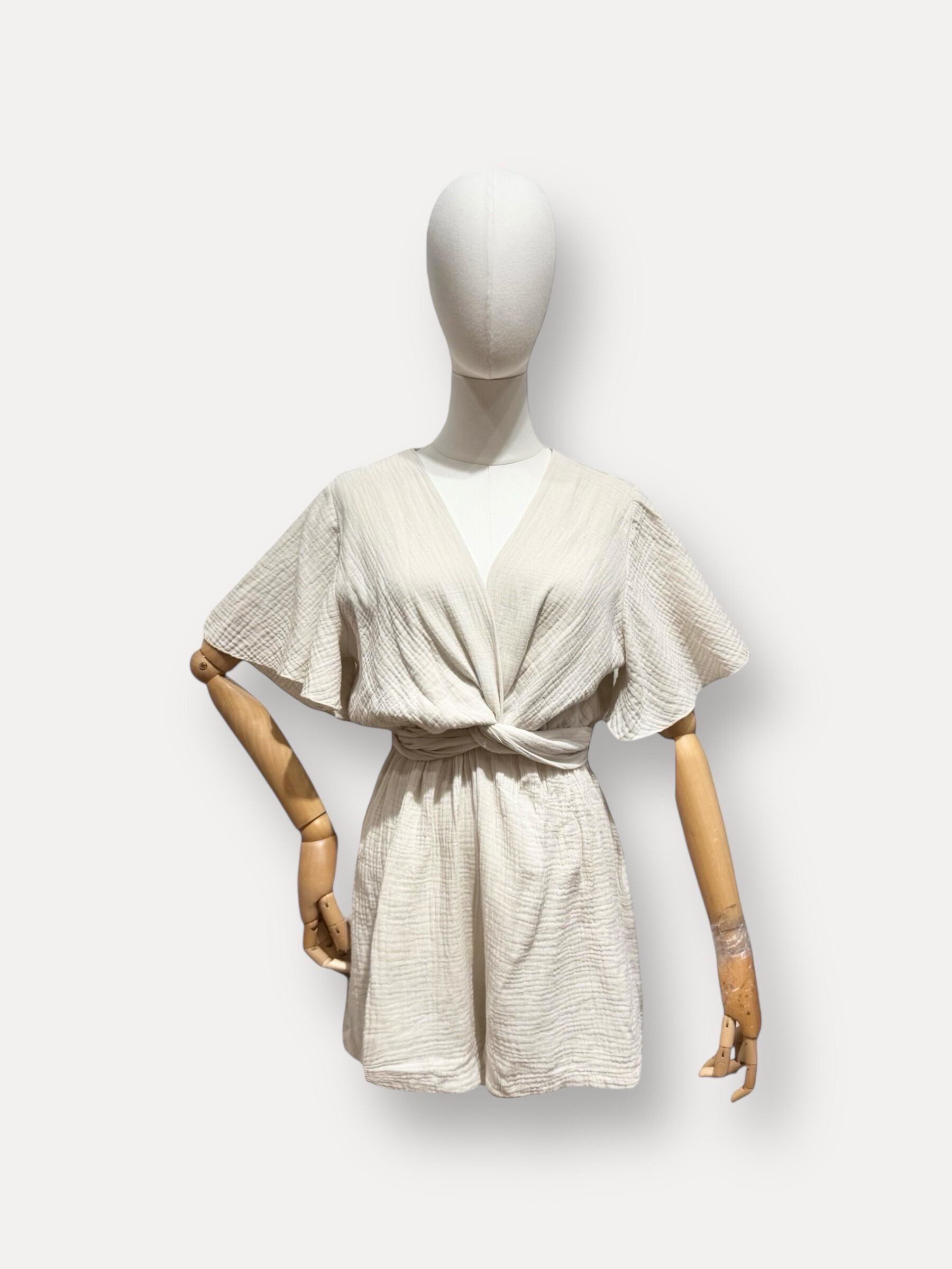 Grossiste L'ESSENTIEL - Combinaison Short TANIA À Manches Courtes Coeur-Coeur À Nouer