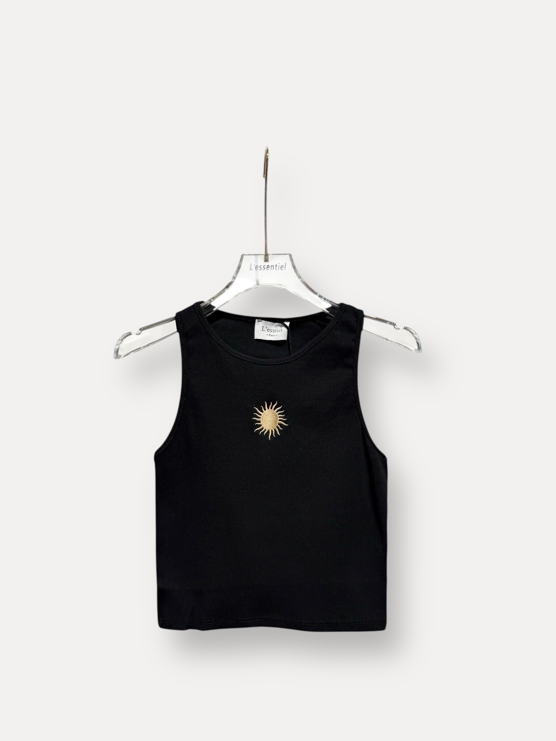 Mayorista L'ESSENTIEL - Pequeña camiseta sin mangas con bordado solar en el centro