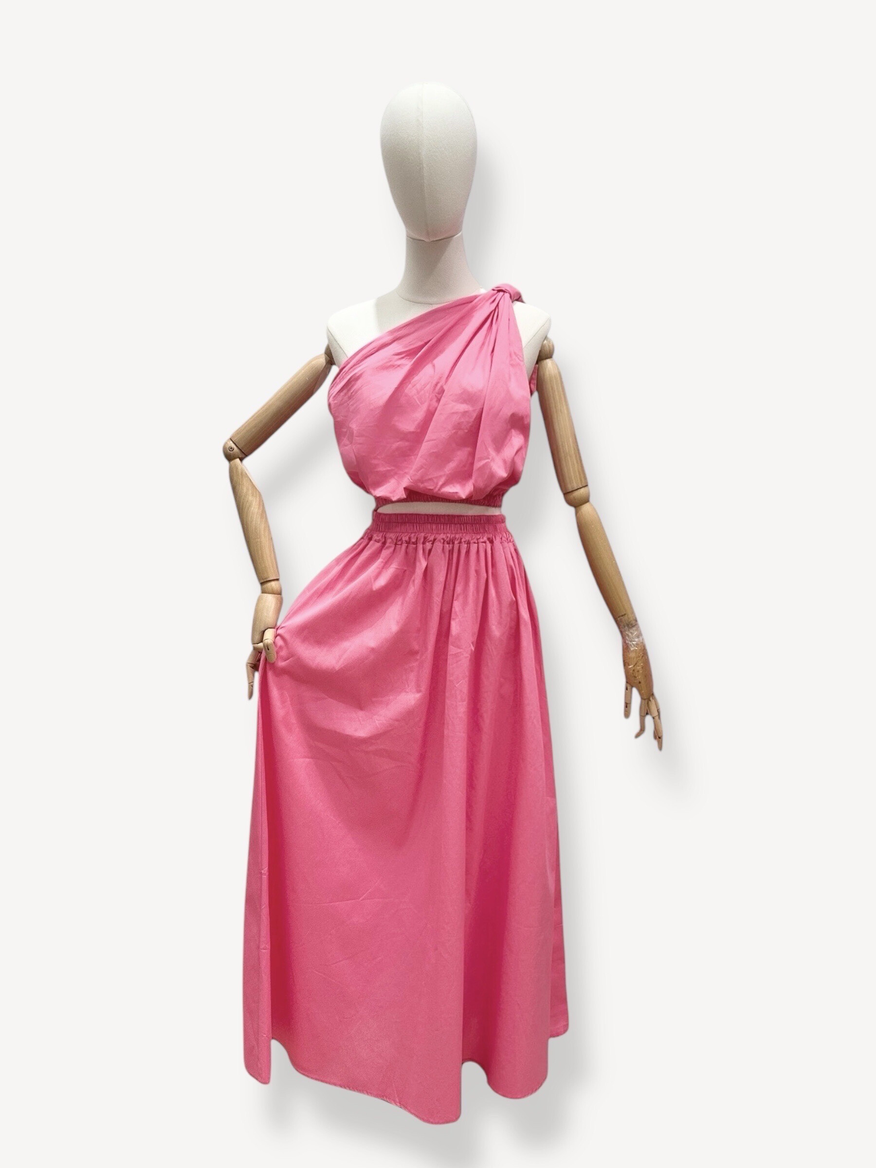 Grossiste L'ESSENTIEL - Ensemble Top Asymétrique et Jupe Longue Avec Taille Élastique