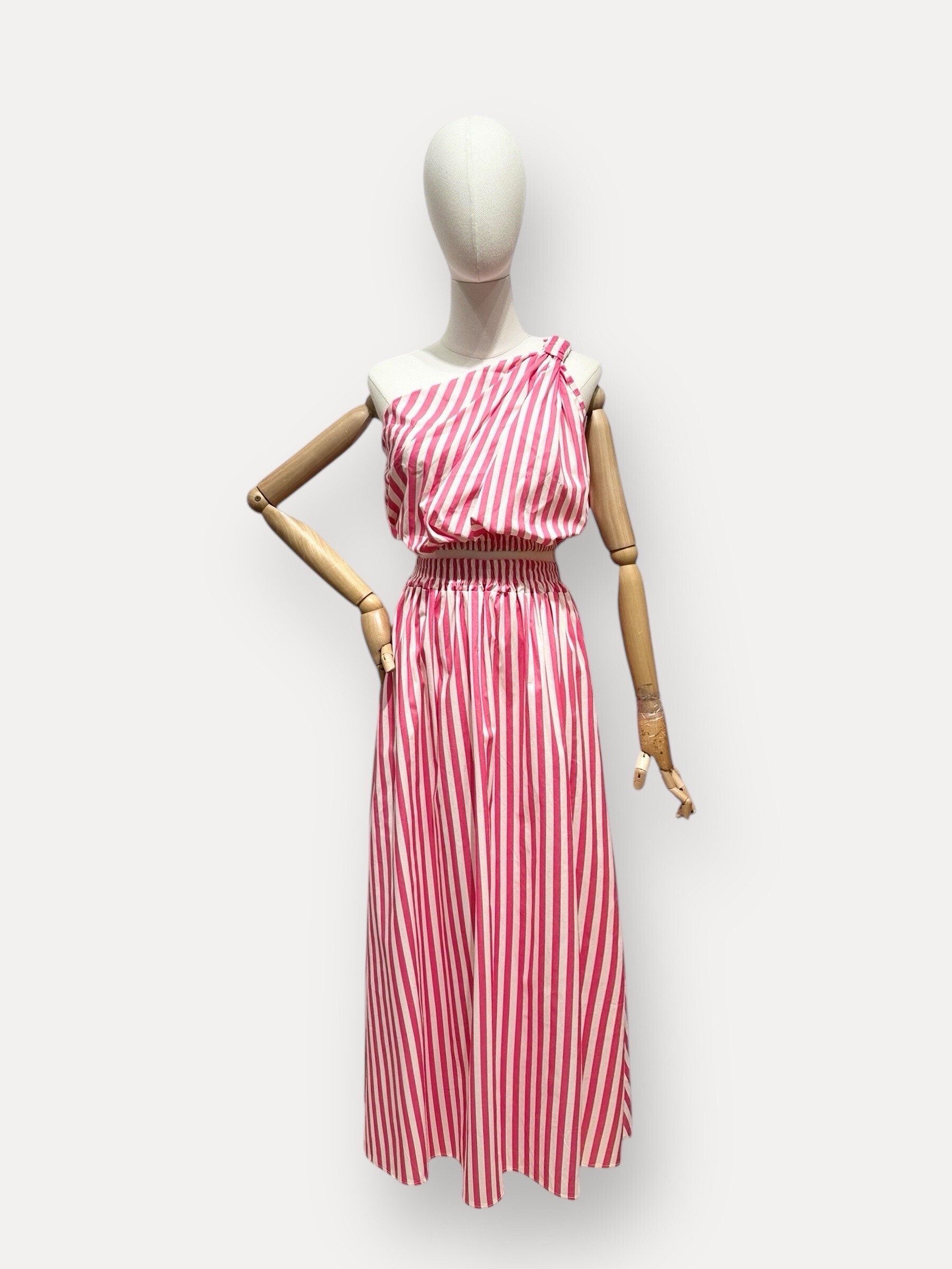 Grossiste L'ESSENTIEL - Ensemble JORDY Top Asymétrique Et Jupe Longue Taille Haute À Rayures