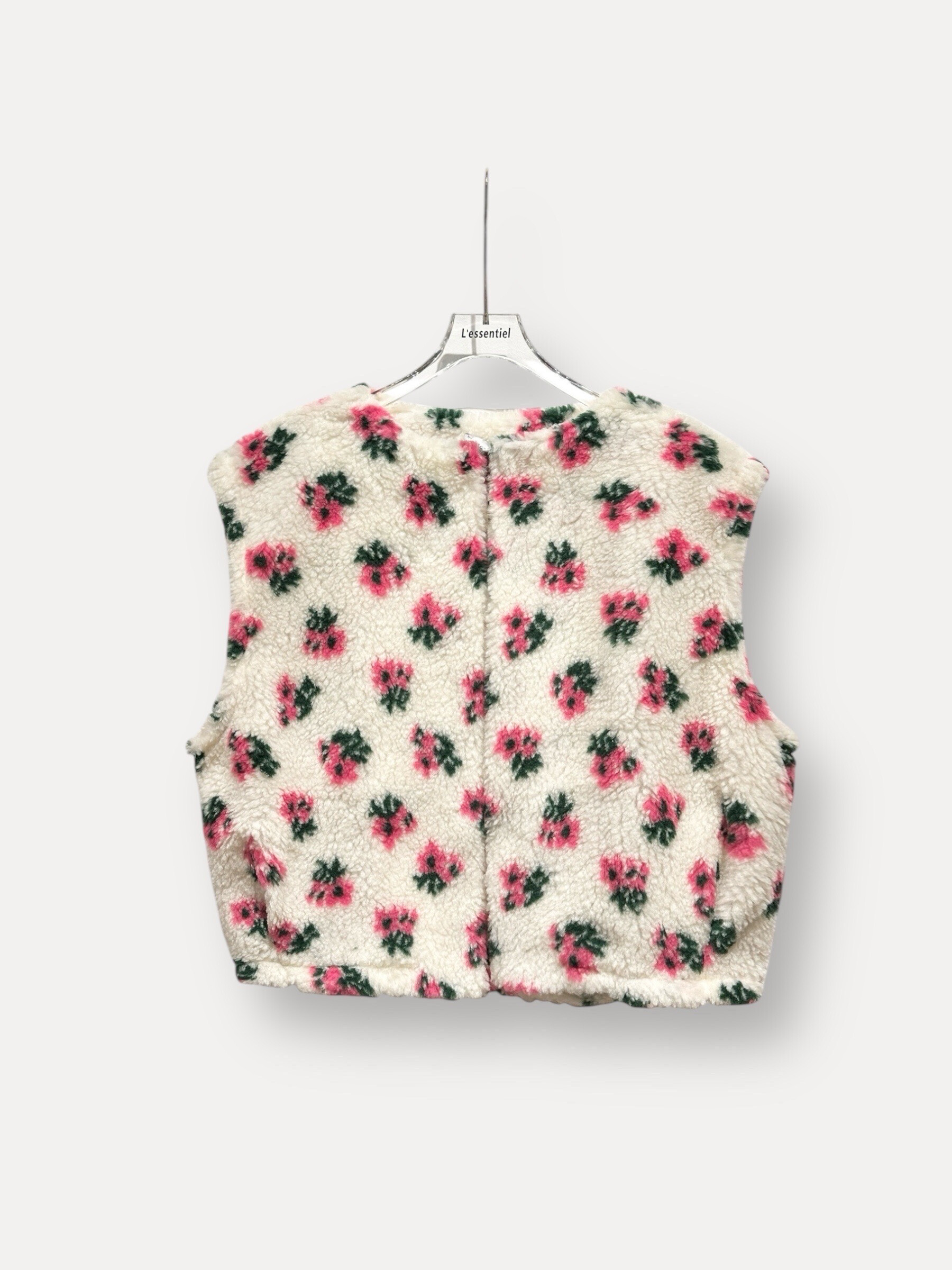 Grossista L'ESSENTIEL - Sleeveless Open Wot con fiori fiori in orsacchiotto