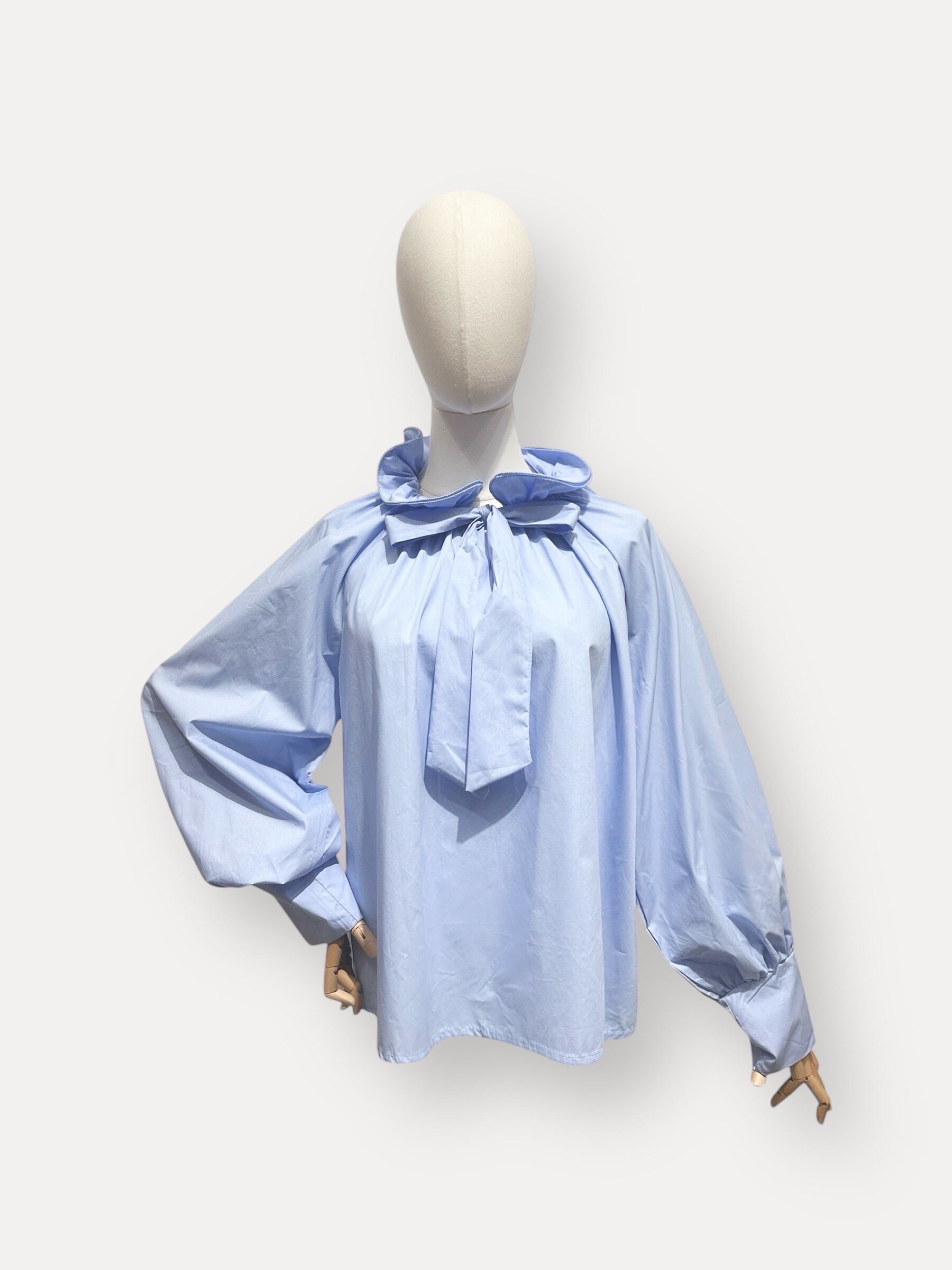 Wholesaler L'ESSENTIEL - Long sleeve blouse with steering wheel collar