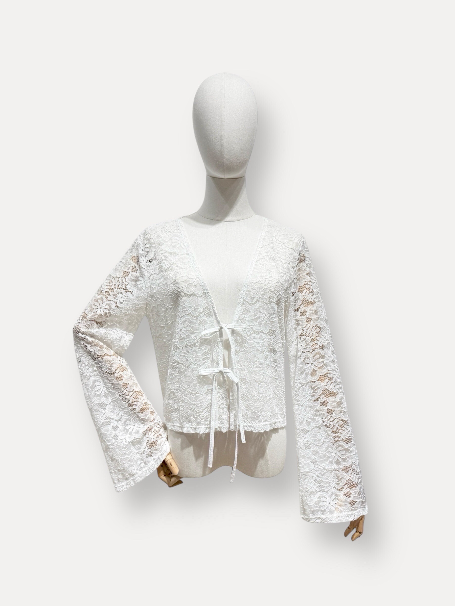 Grossiste L'ESSENTIEL - Gilet À Manches Longues En Dentelle