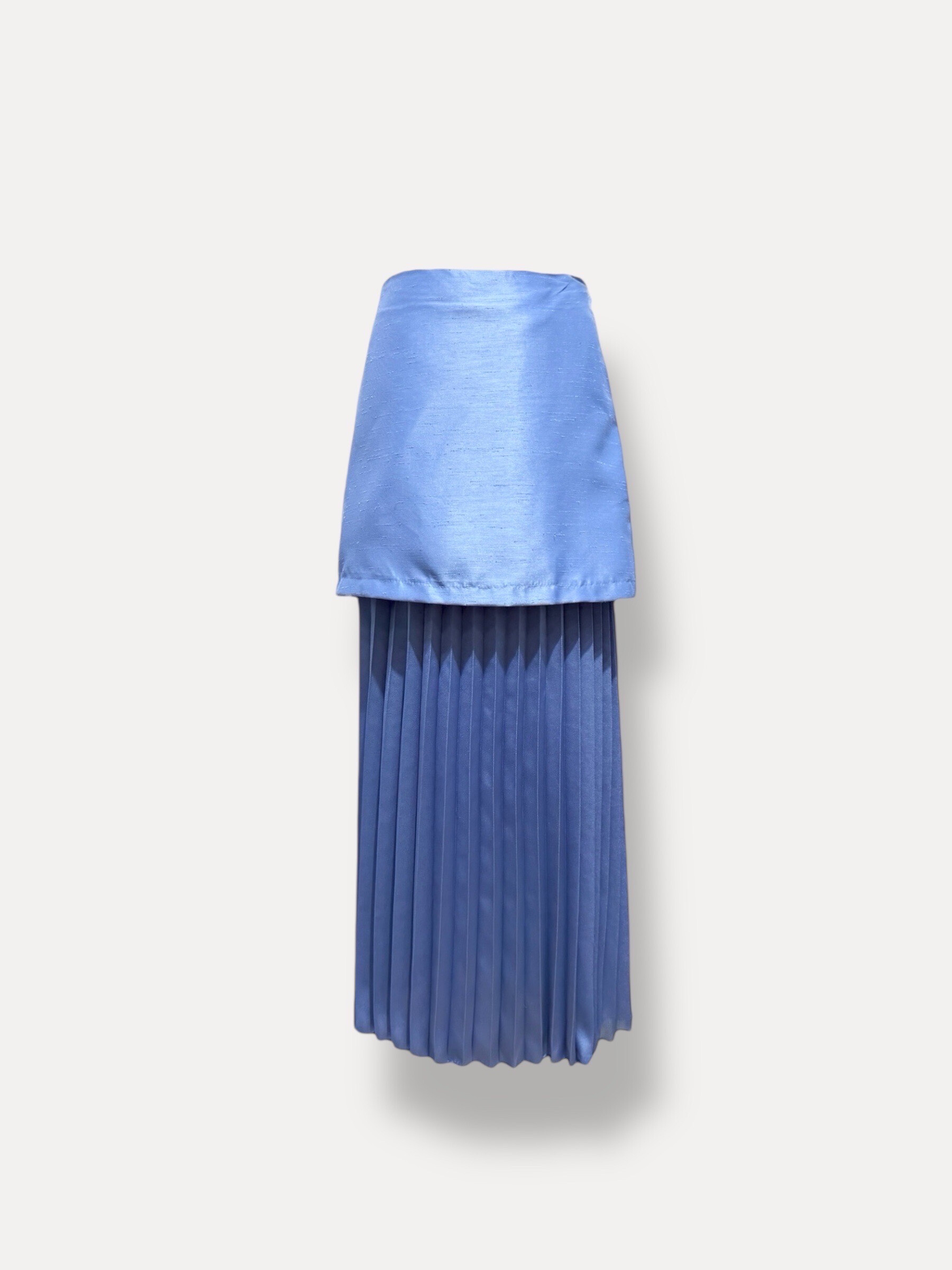 Grossiste L'ESSENTIEL - Jupe SUNNY Taille Haute Longue Plissé Avec Effet Sous Jupe Courte