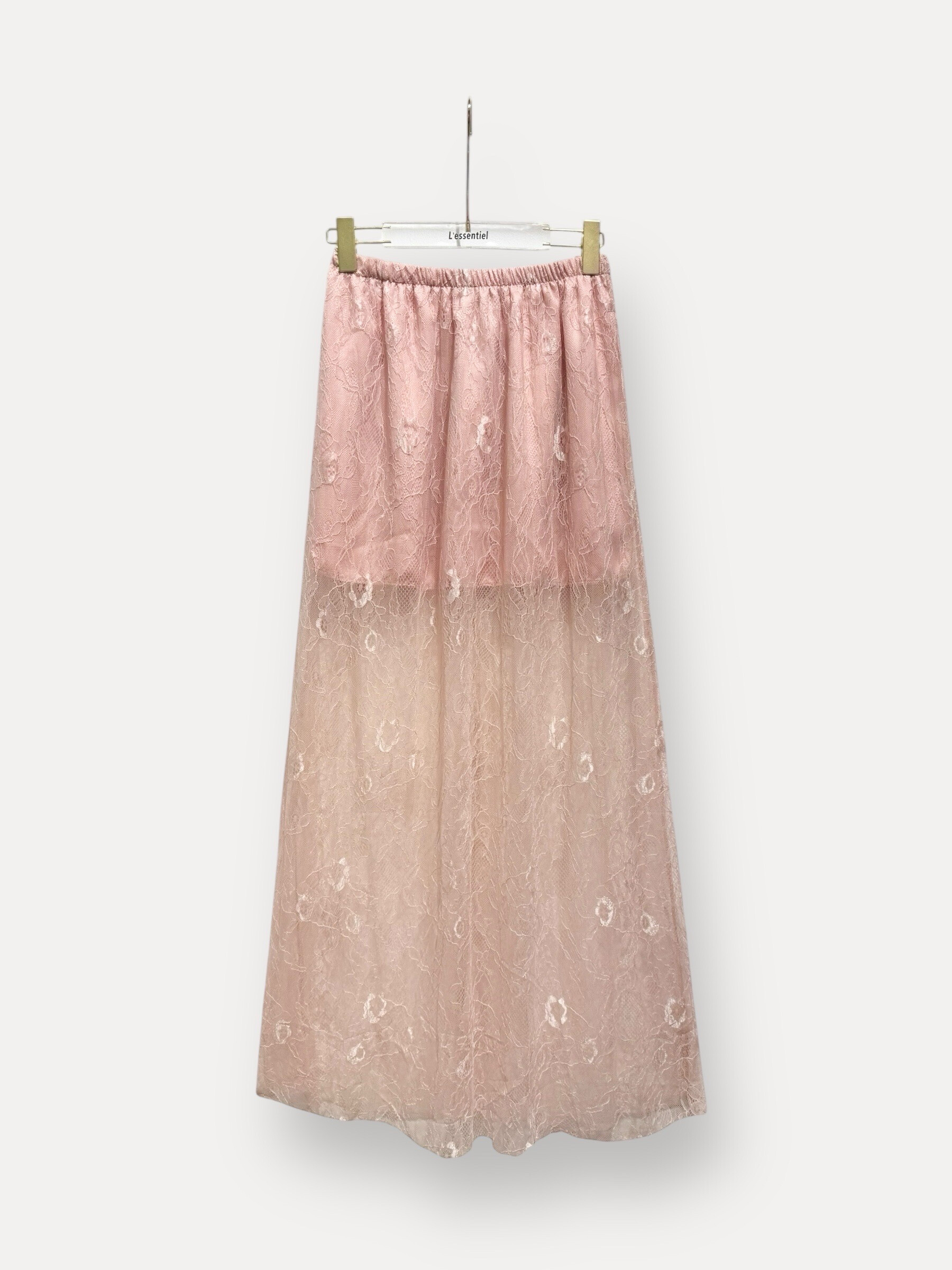 Grossiste L'ESSENTIEL - Jupe ANGELE Longue Taille Haute En Dentelle