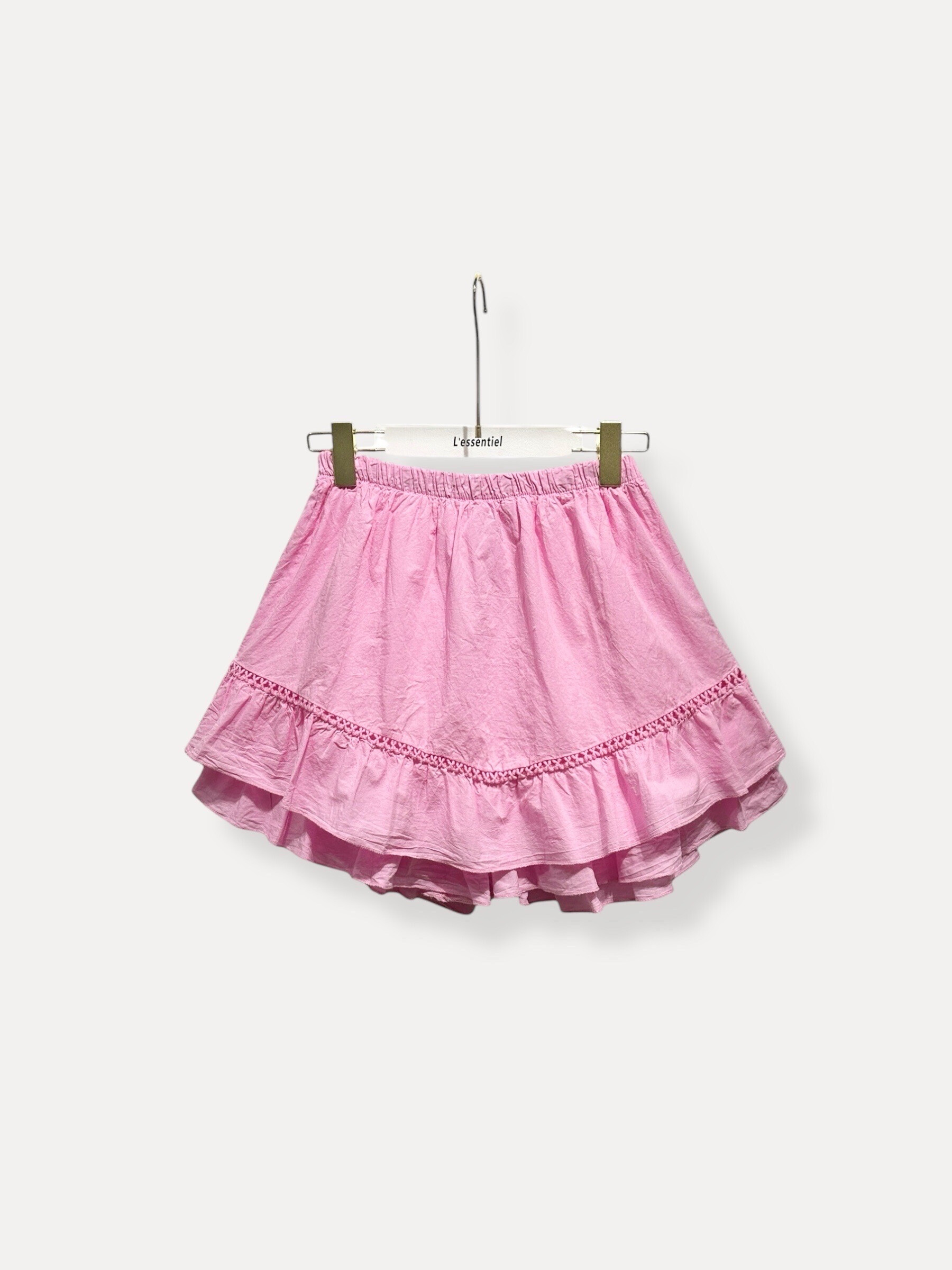 Wholesaler L'ESSENTIEL - Lenny Short skirt with cross detail