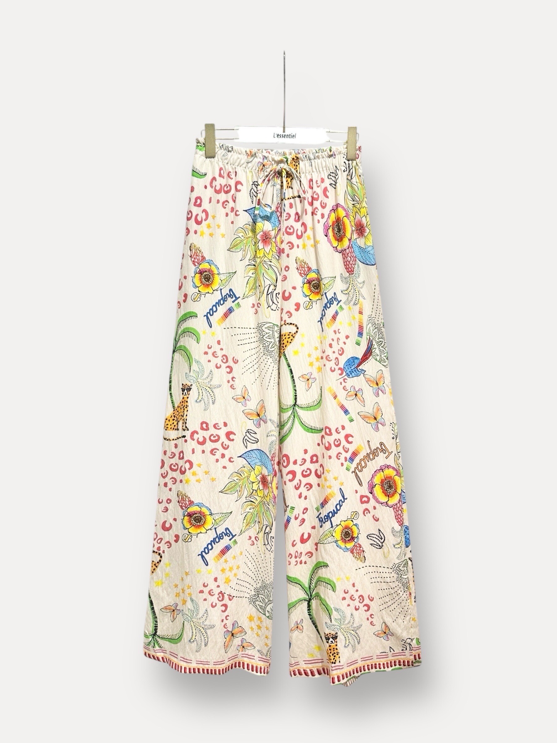 Wholesaler L'ESSENTIEL - Large Light Summer Light Vibe pants with pattern