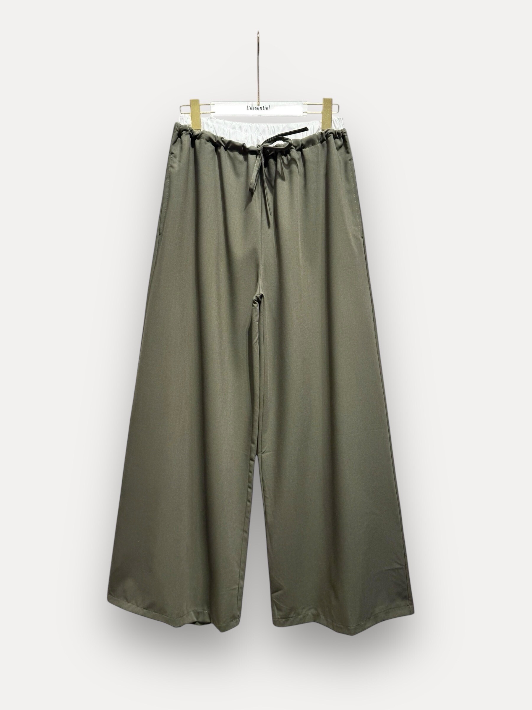 Grossiste L'ESSENTIEL - Pantalon NAVIER Taille Haute Large Fluide Avec Bande Élastique Superposée