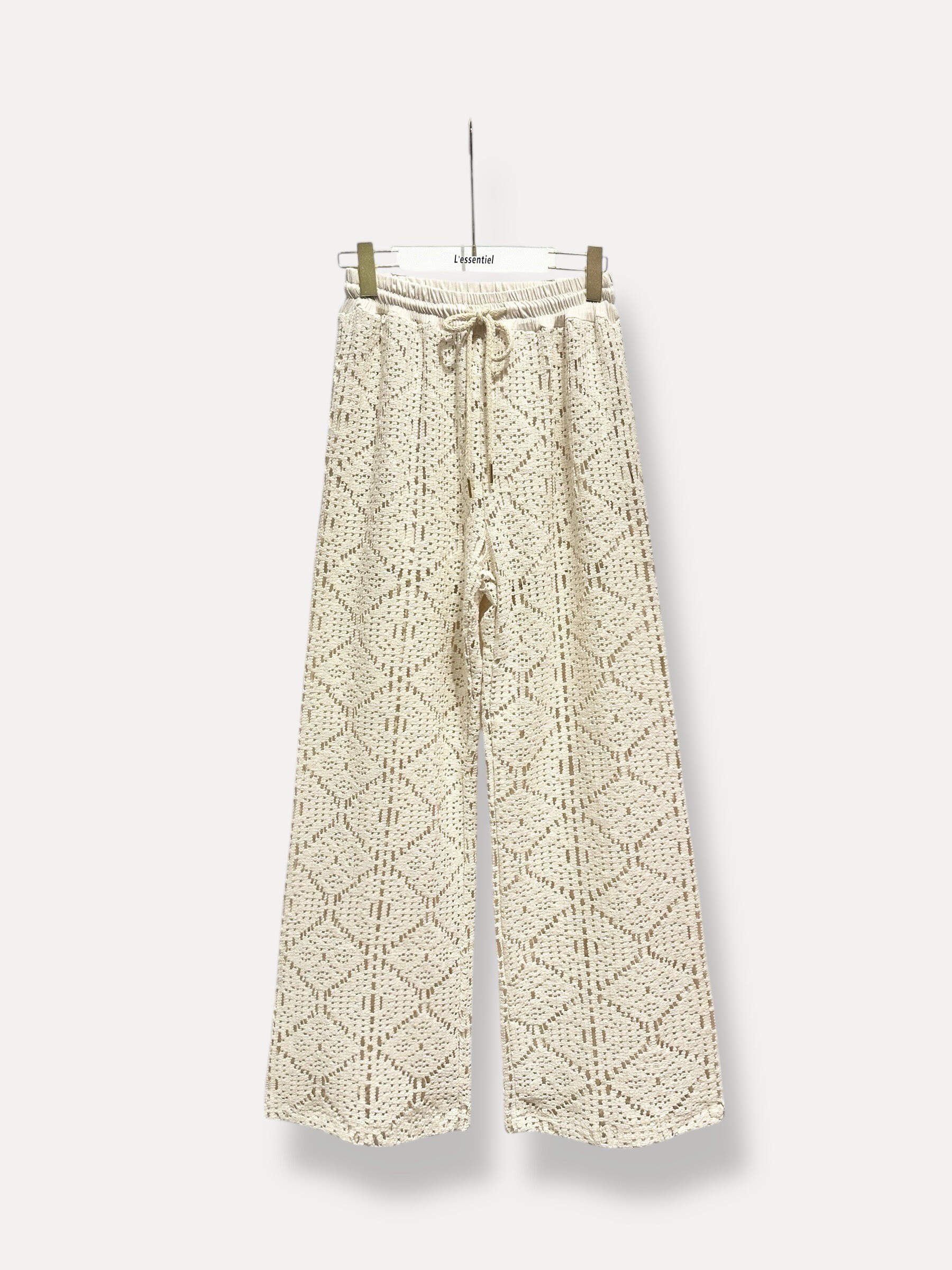 Wholesaler L'ESSENTIEL - High waist crochet pants