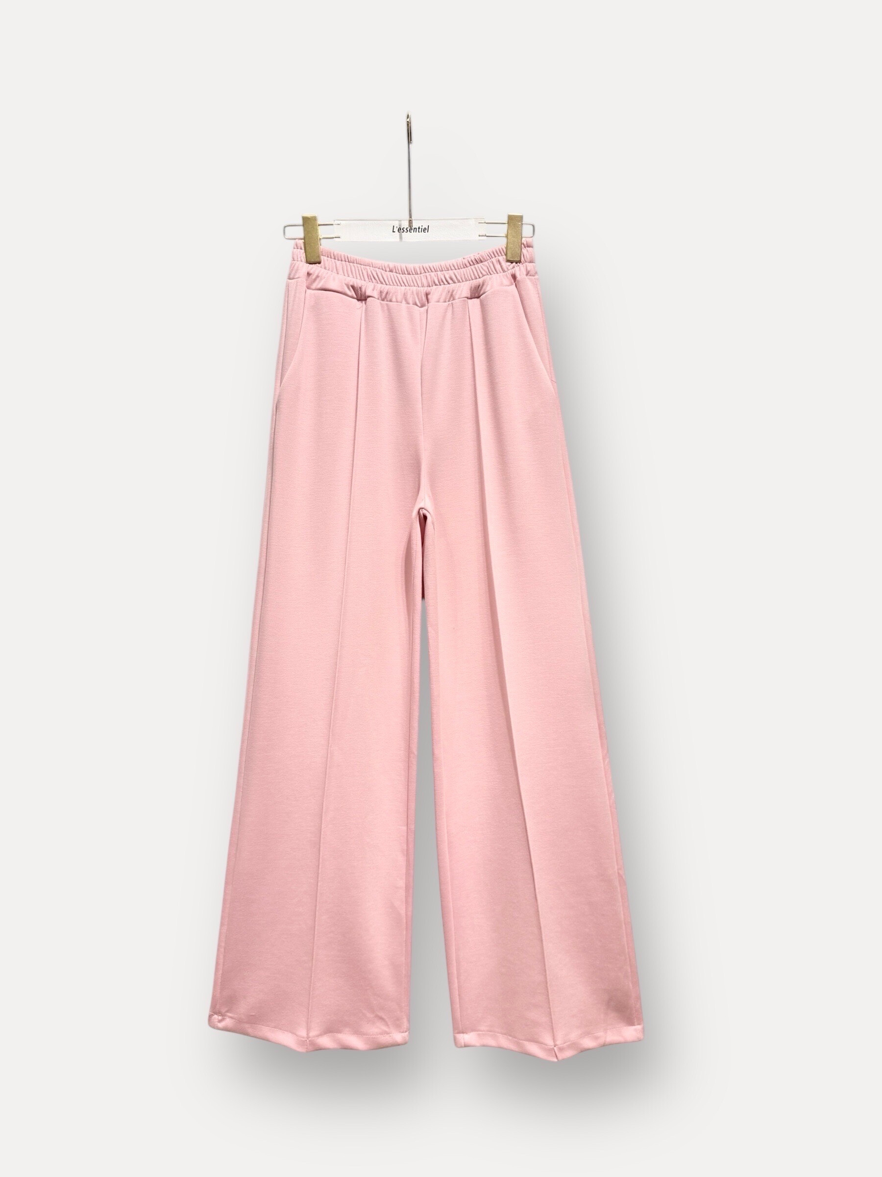 Grossiste L'ESSENTIEL - Pantalon CAMILIA Large Taille Haute Uni Très Doux