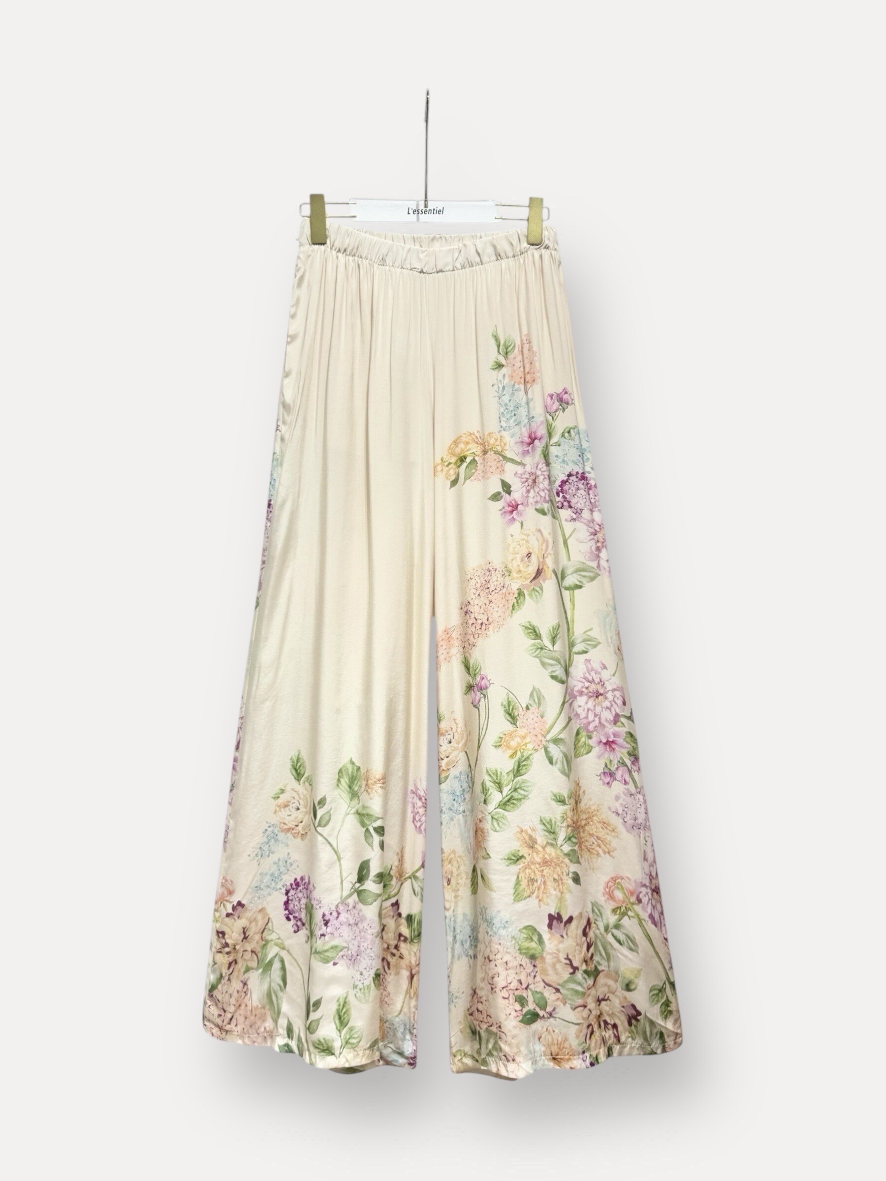 Grossiste L'ESSENTIEL - Pantalon Taille Haute Légère Et Fluide Large À Motif Fleuri