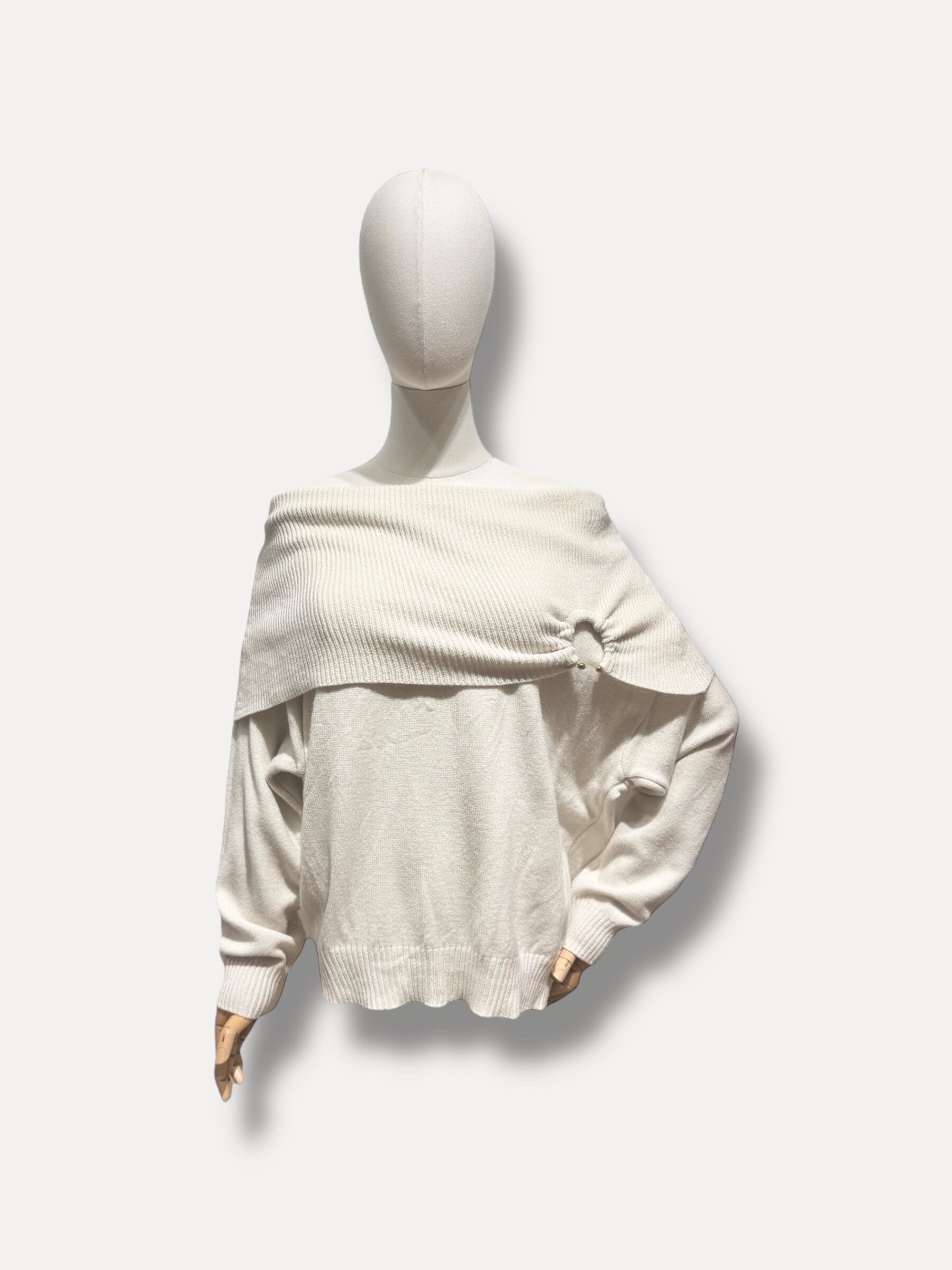 Grossiste L'ESSENTIEL - Pull MARGE À Manches Longues À Col bardot Épaules Dénudée