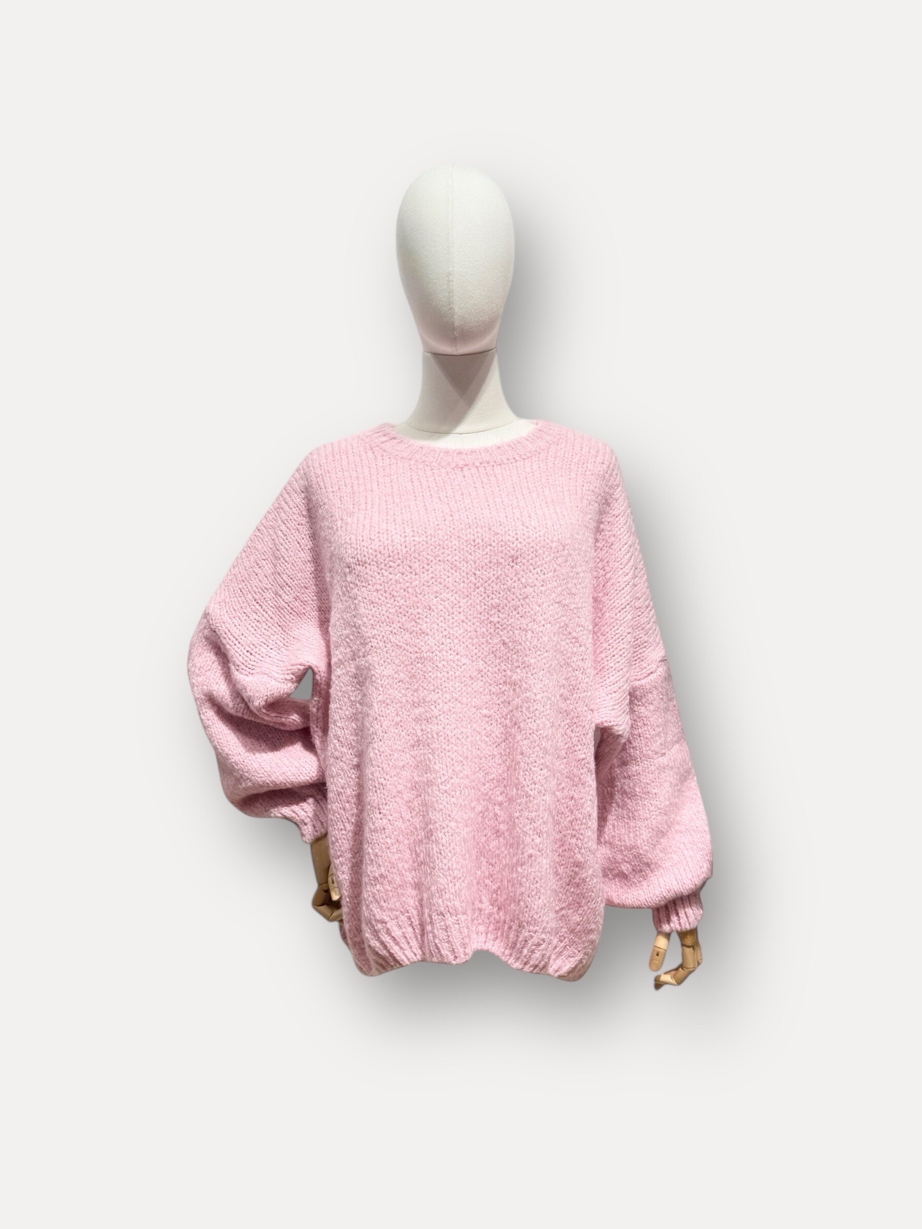 Wholesaler L'ESSENTIEL - Plain Knitted Sweater With Long Sleeves