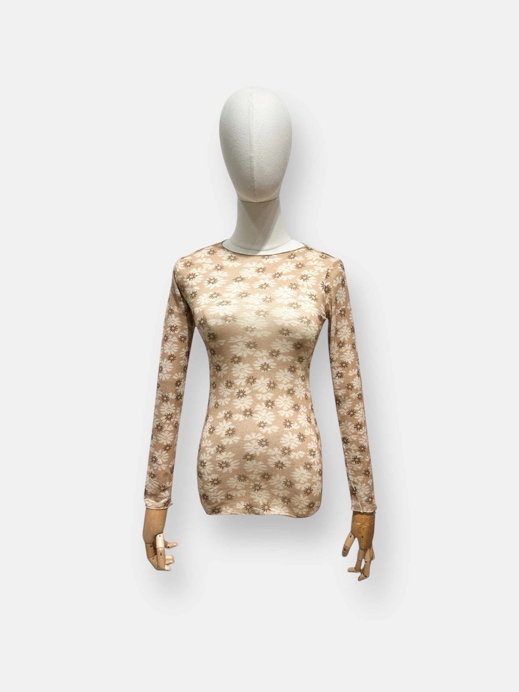Wholesaler L'ESSENTIEL - OPHÉLIE Plain Cashmere Under Sweater With Long Sleeves and Round Neck