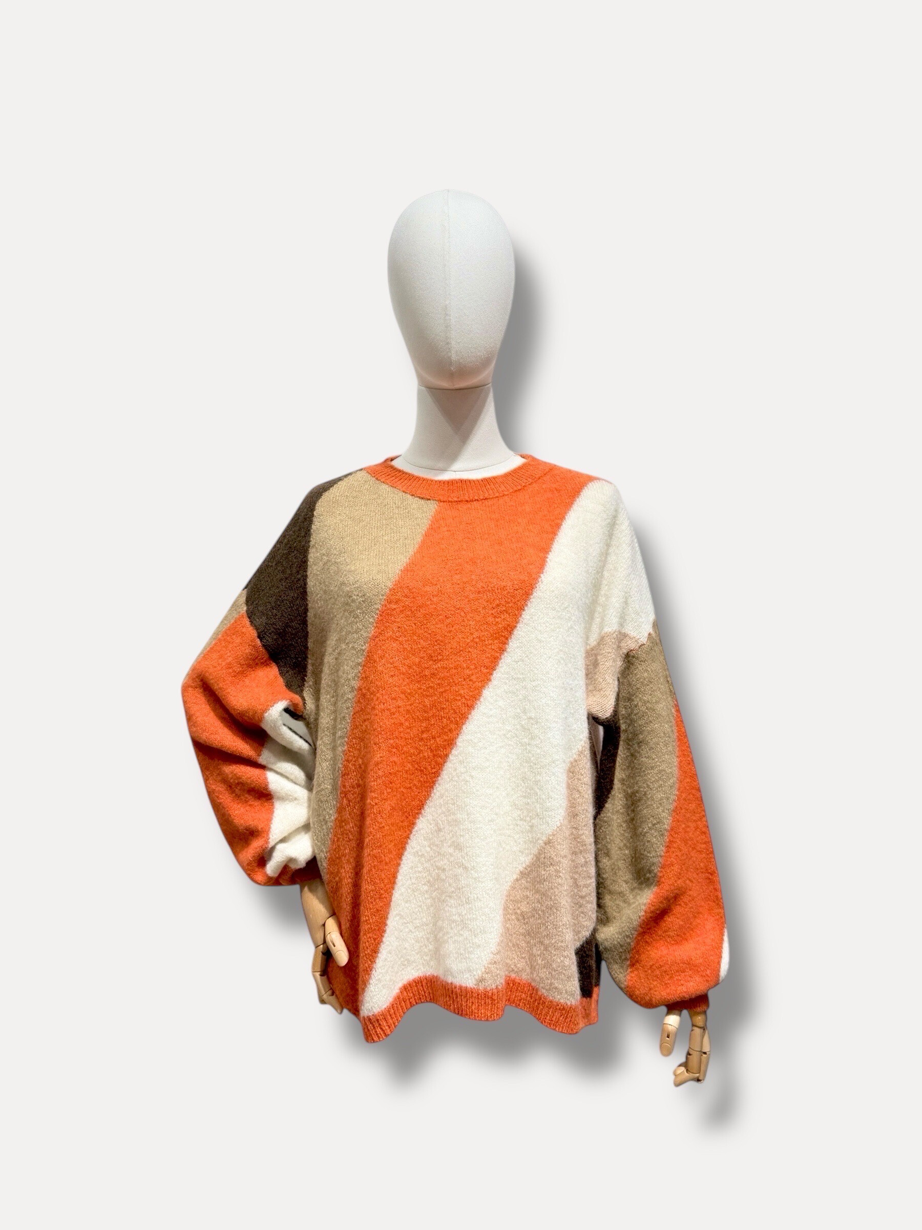 Grossiste L'ESSENTIEL - Pull MARTHA En Maille Multi Couleurs À Manches Longues