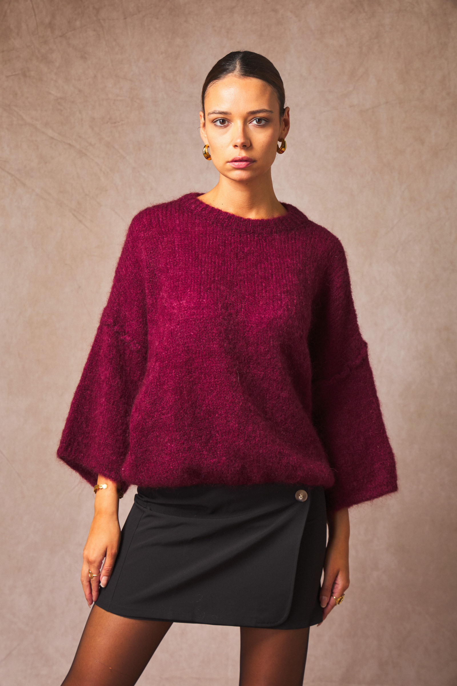 Grossiste L'ESSENTIEL - Pull Sally À Manches 3/4 Fluffy