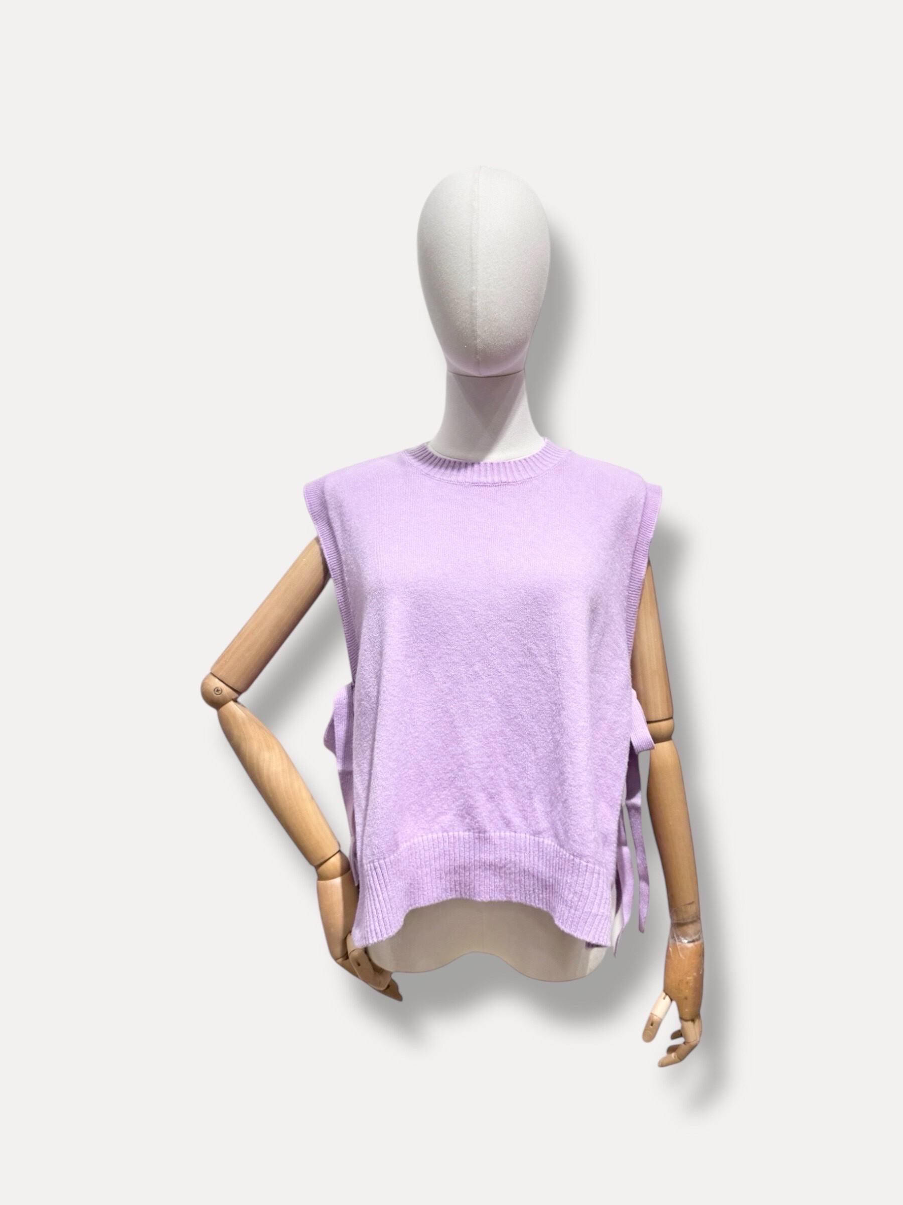 Wholesaler L'ESSENTIEL - Sleeveless Sweater Open Sides With Ties
