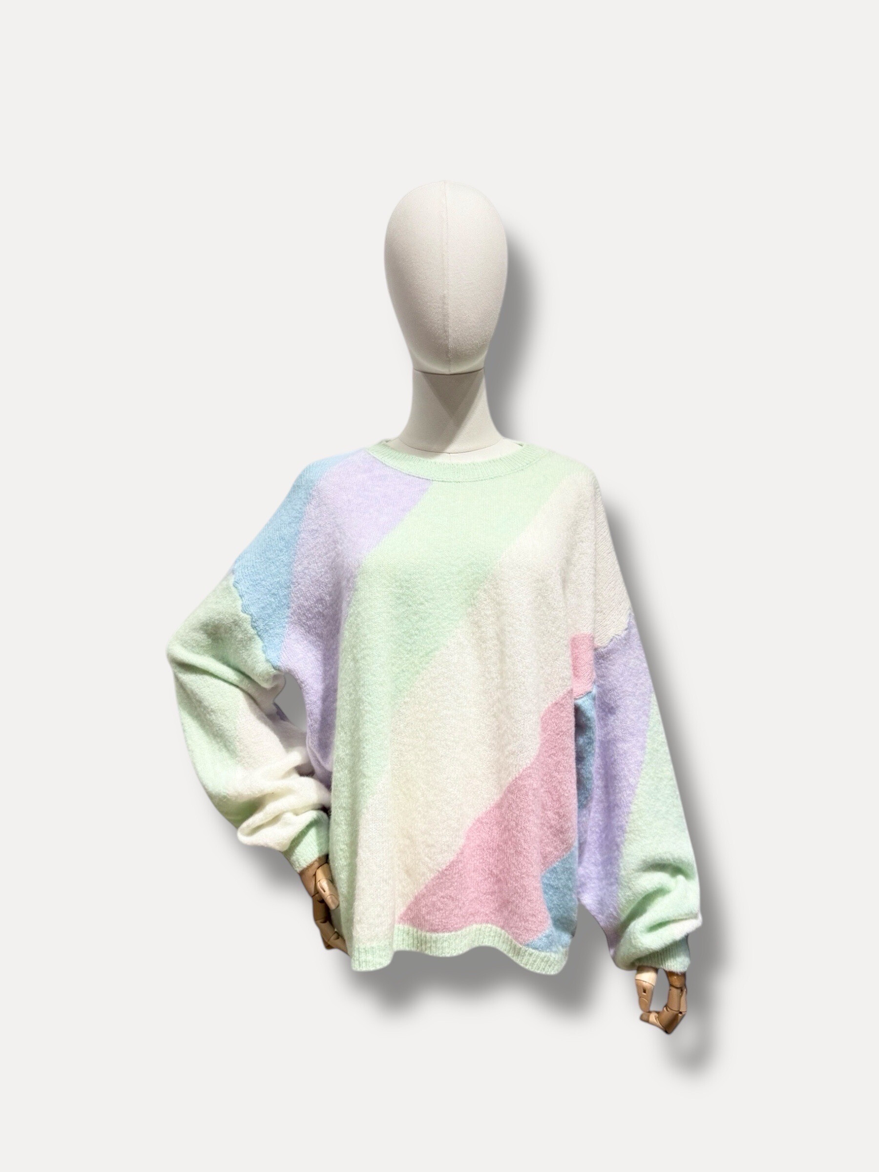 Grossiste L'ESSENTIEL - Pull MARTHA En Maille Multi Couleurs À Manches Longues