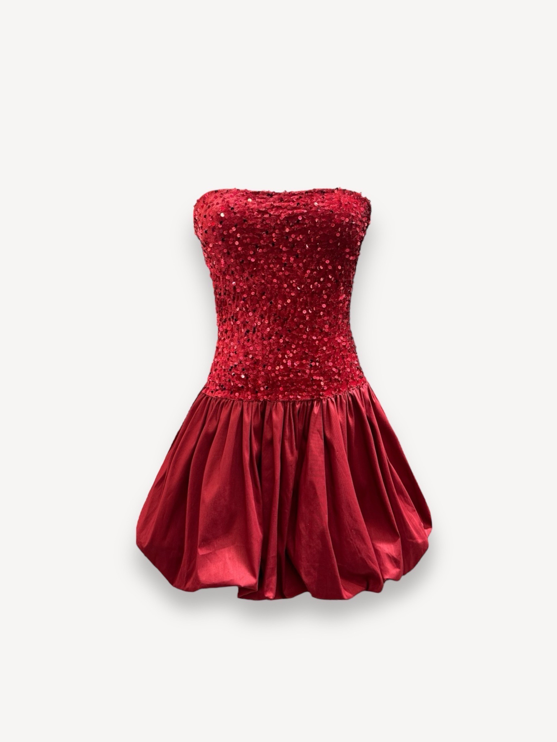 Wholesaler L'ESSENTIEL - JANE Balloon Sequin Strapless Dress