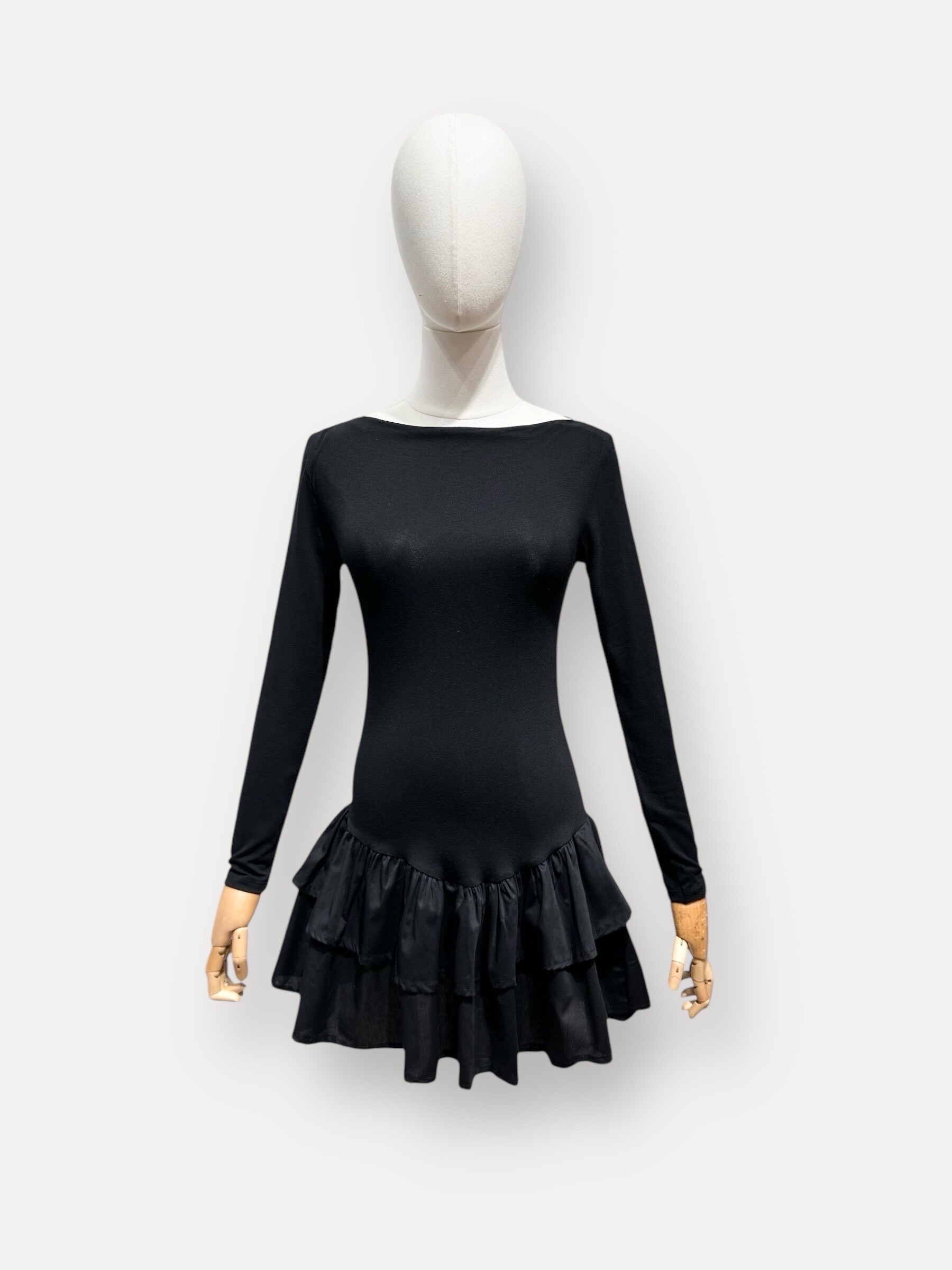Wholesaler L'ESSENTIEL - Short Dress Drop Waist with long sleeves