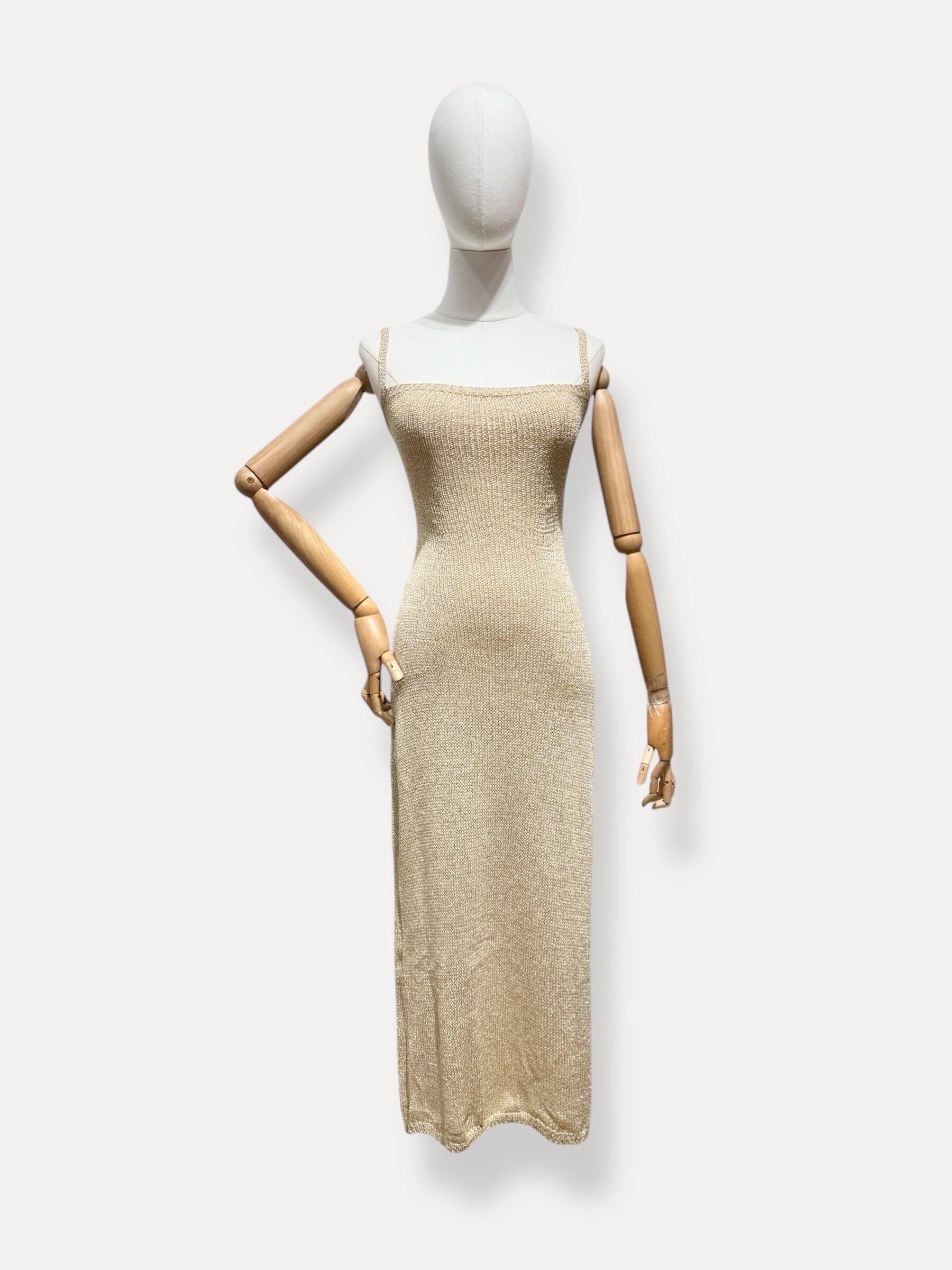Grossiste L'ESSENTIEL - Robe APHRODITE Longues À Bretelles En Maille Ajourée Et Dos Ouvert Lacet