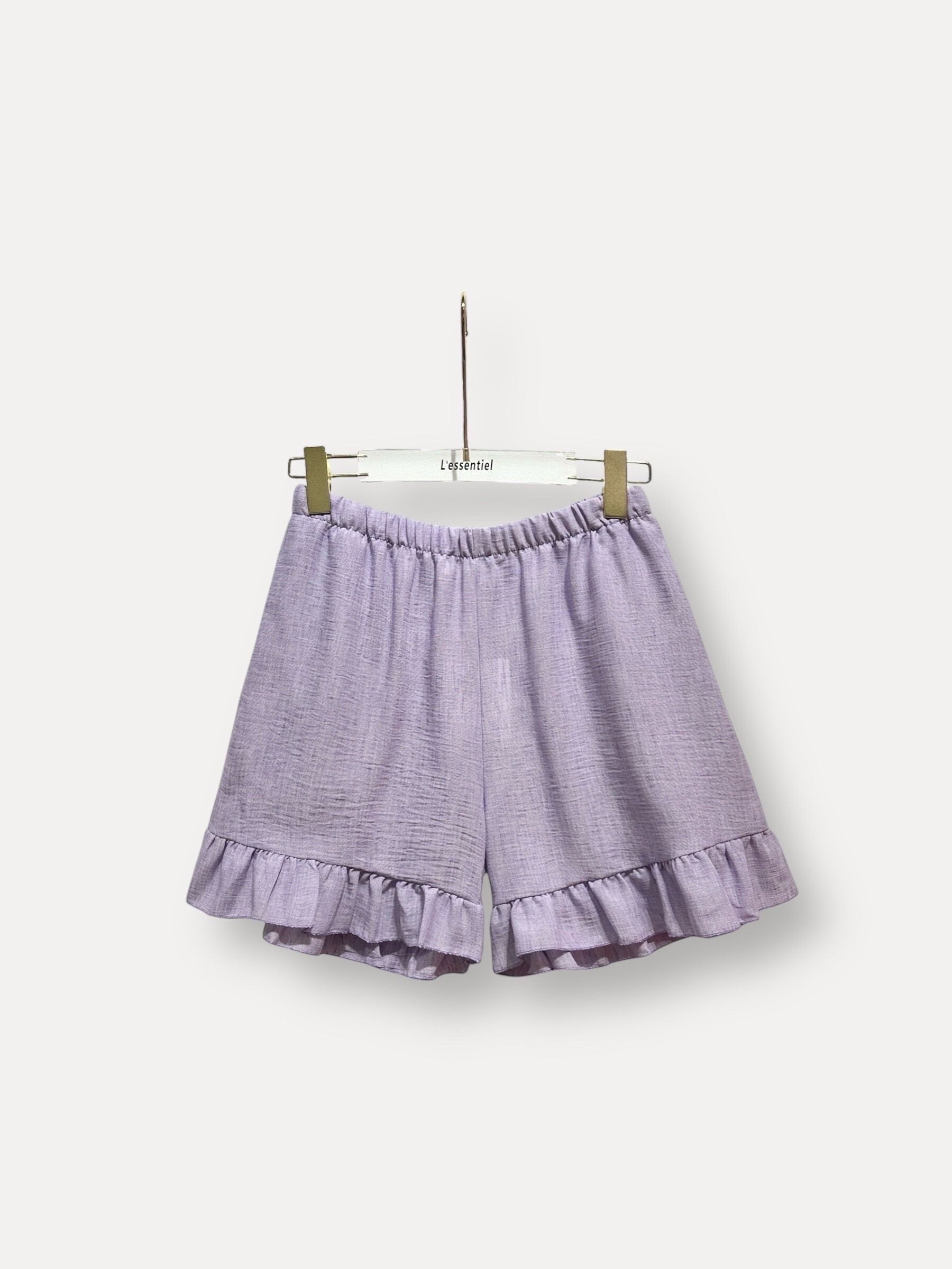 Wholesaler L'ESSENTIEL - Skort with a flax -looking aspect