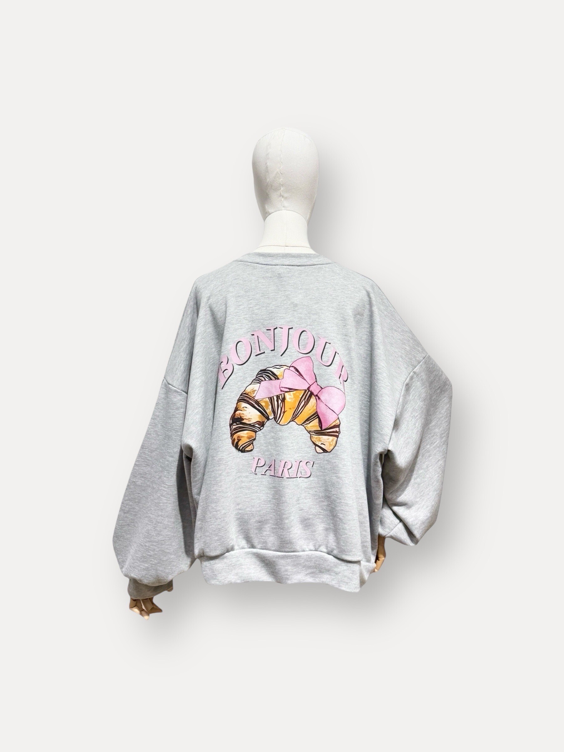 Grossiste L'ESSENTIEL - Sweat À Manches Longues "BONJOUR PARIS"