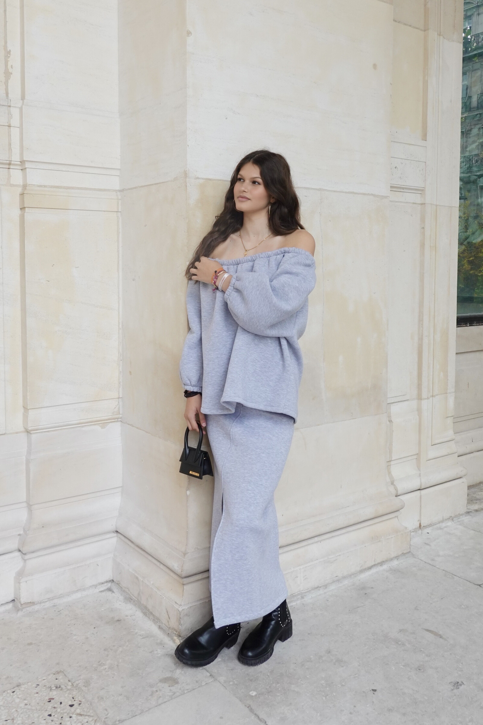 Wholesaler L'ESSENTIEL - BRIGITTE Oversize Boat Neck Sweatshirt