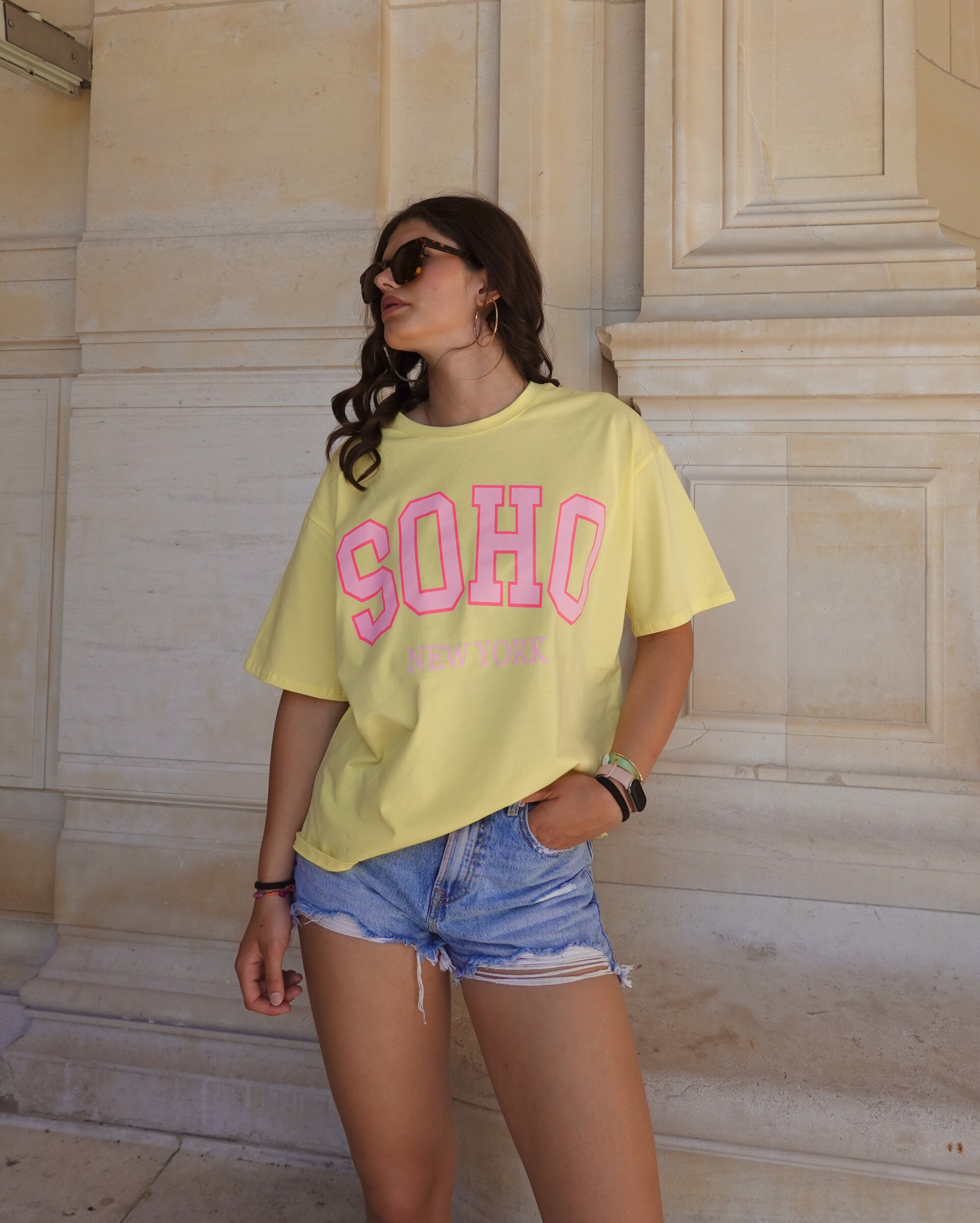 Grossiste L'ESSENTIEL - T-Shirt SOHO NEW YORK À Manches Courtes OLD SCHOOL