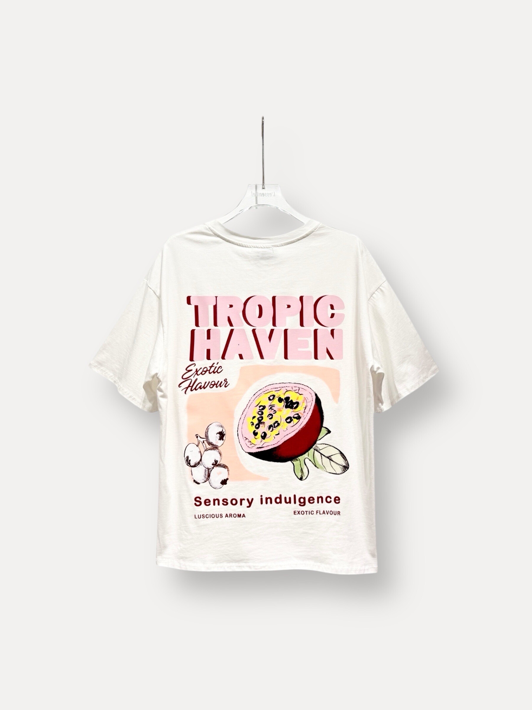 Grossiste L'ESSENTIEL - T-Shirt TROPIC HAVEN À Manches Courtes Avec Imprimer Passion Fruit